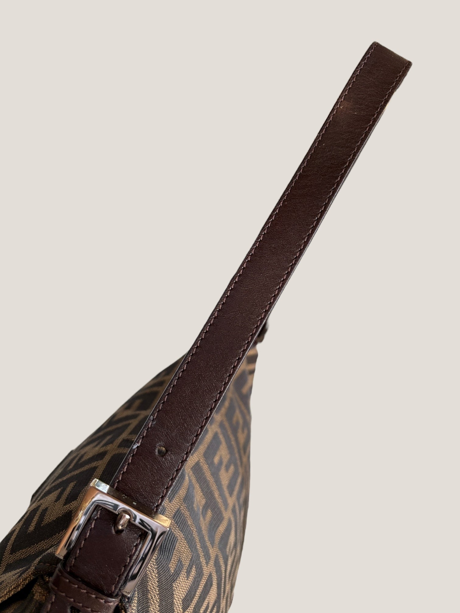 Fendi Mamma Baguette Zucca marrone