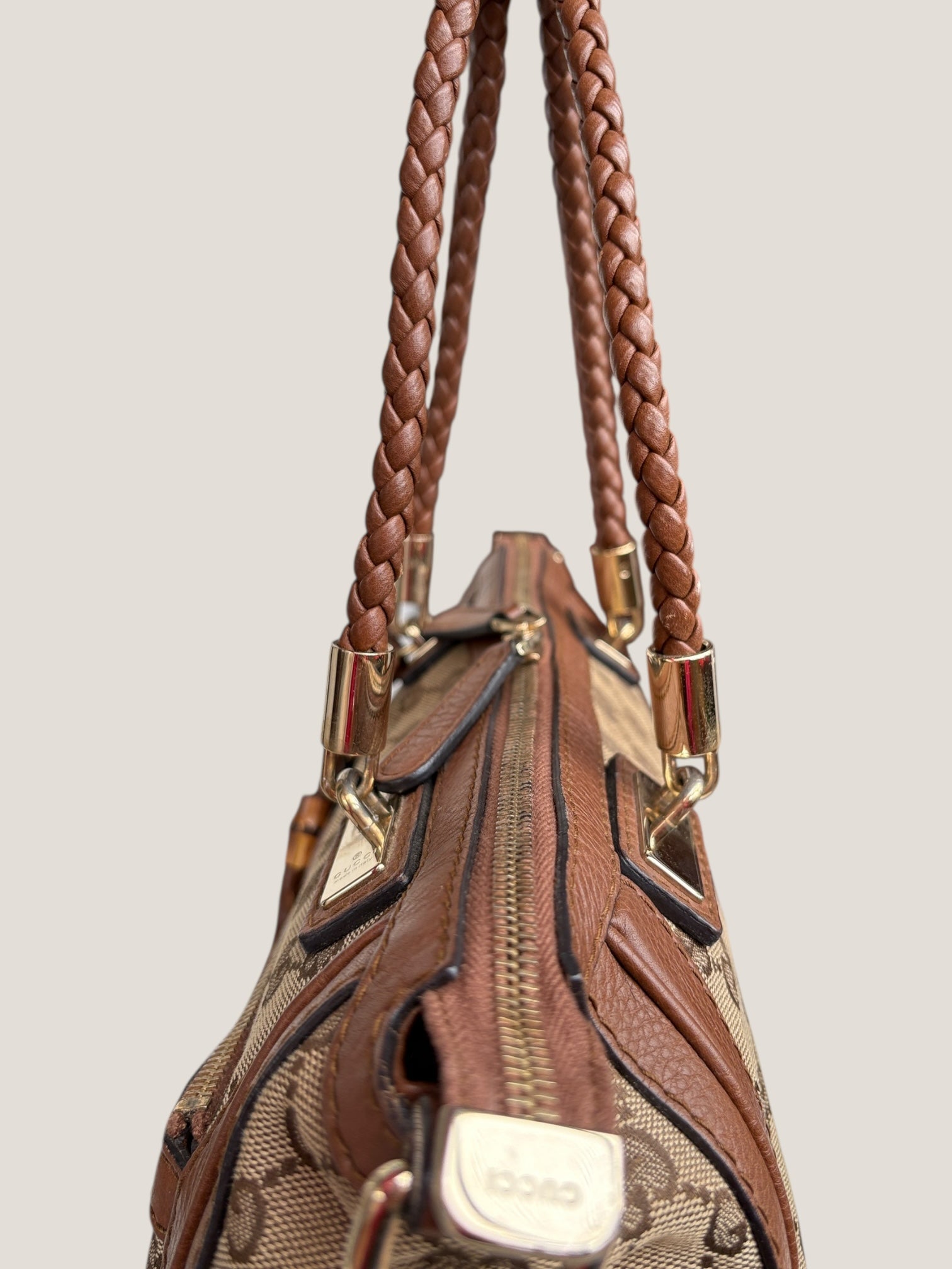 Gucci Bella GG Canvas Bamboo