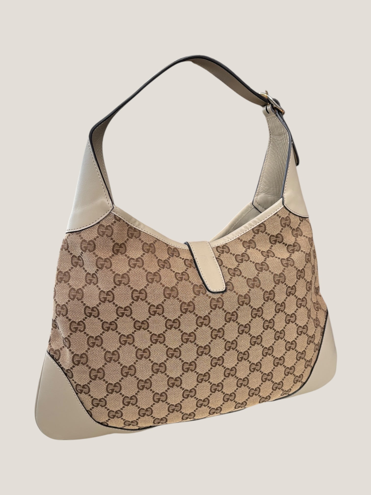 Gucci Jackie GG canvas con banda web