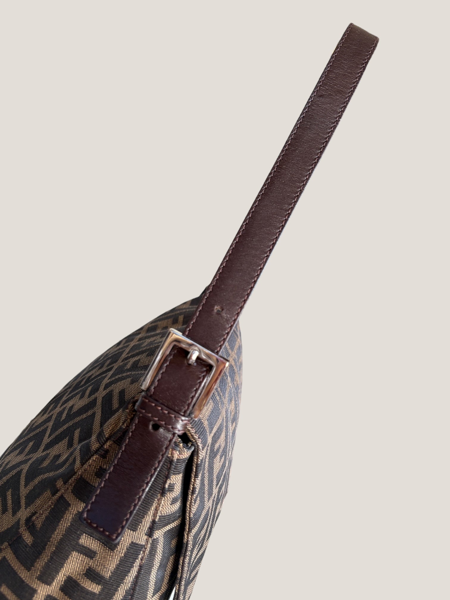 Fendi Mamma Baguette Zucca marrone