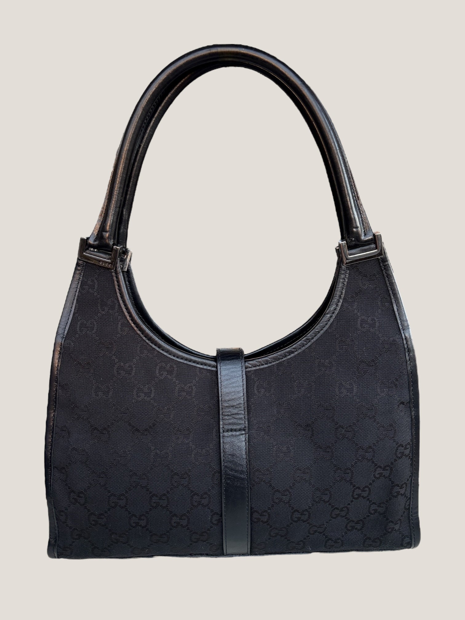 GUCCI Jackie GG Canvas Nero