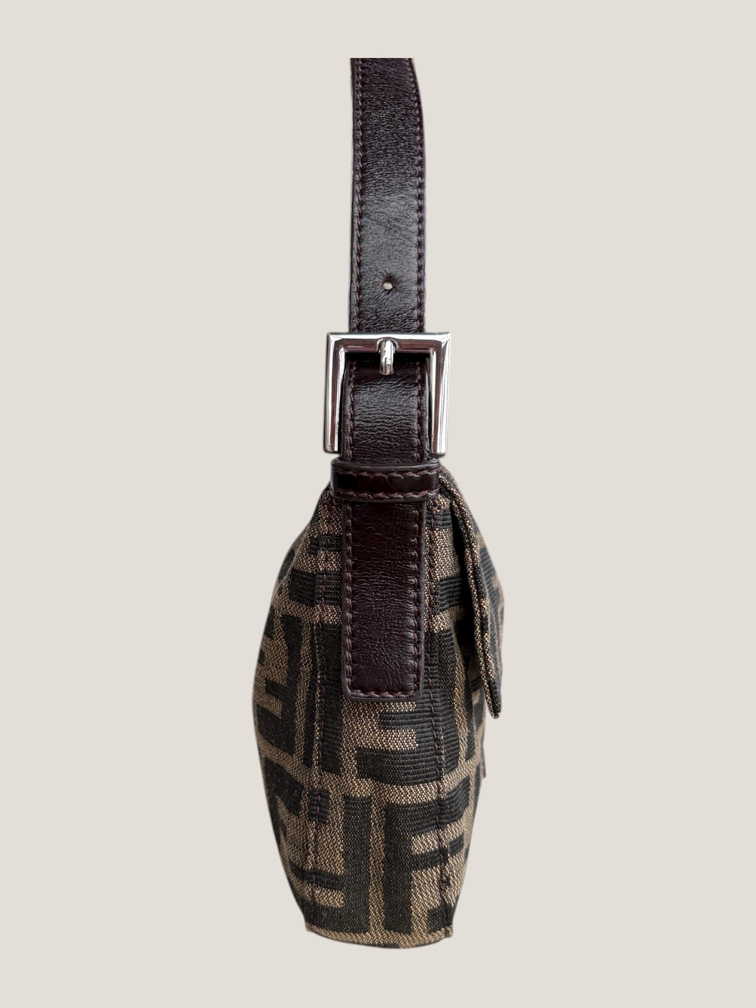 Fendi Baguette Monogram Zucca Marrone