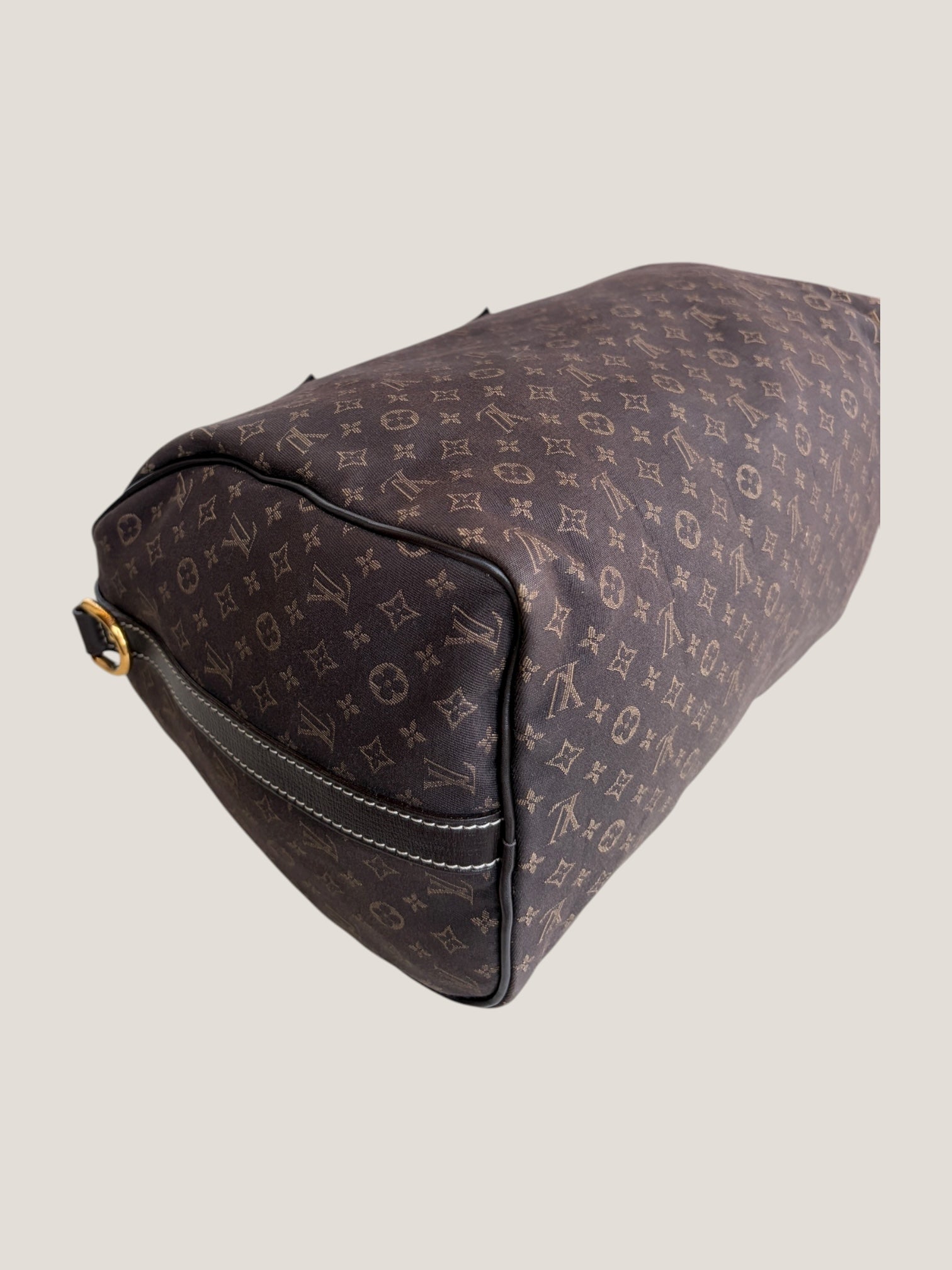 Louis Vuitton Speedy 30 Mini Lin Marrone
