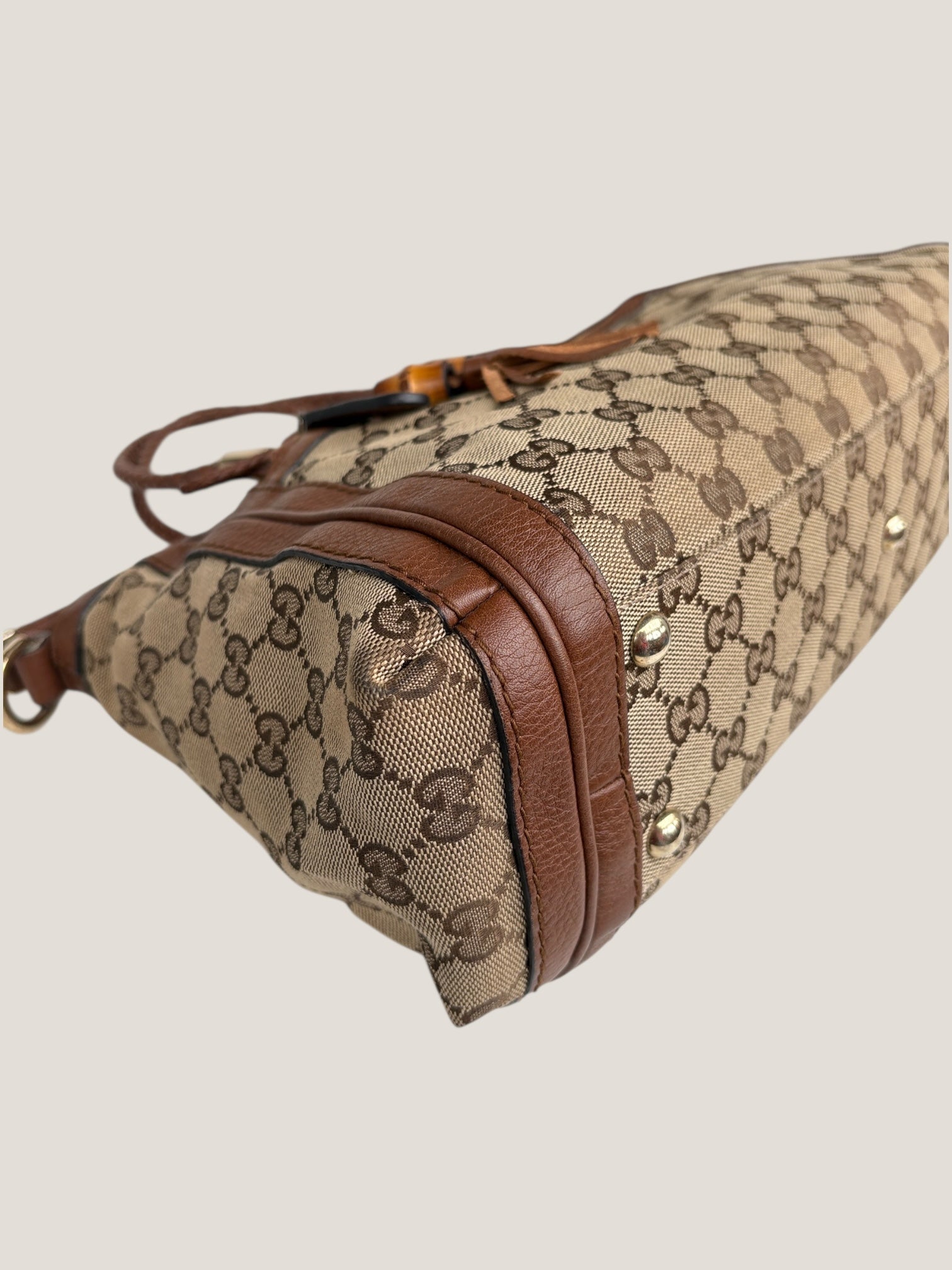 Gucci Bella GG Canvas Bamboo