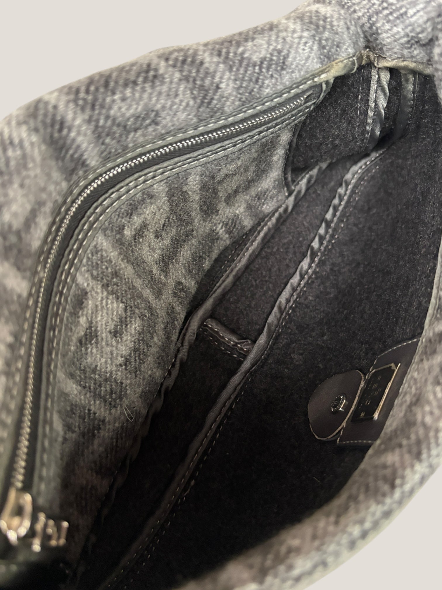 Fendi Baguette Wool Monogram