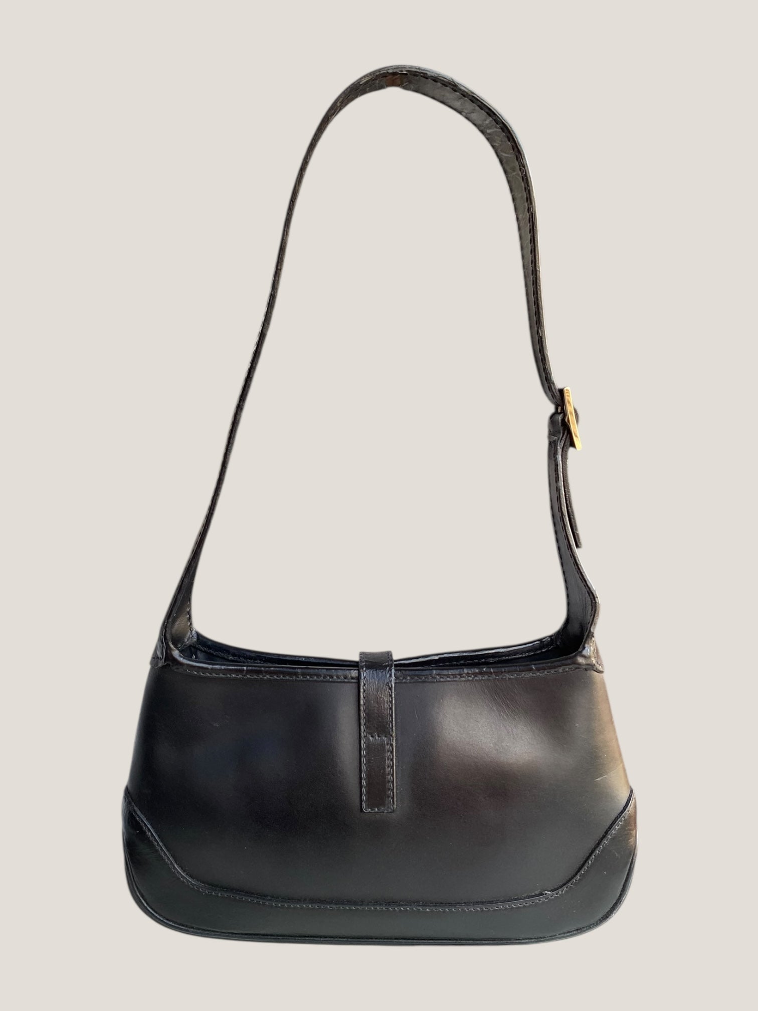 GUCCI Jackie in pelle nera