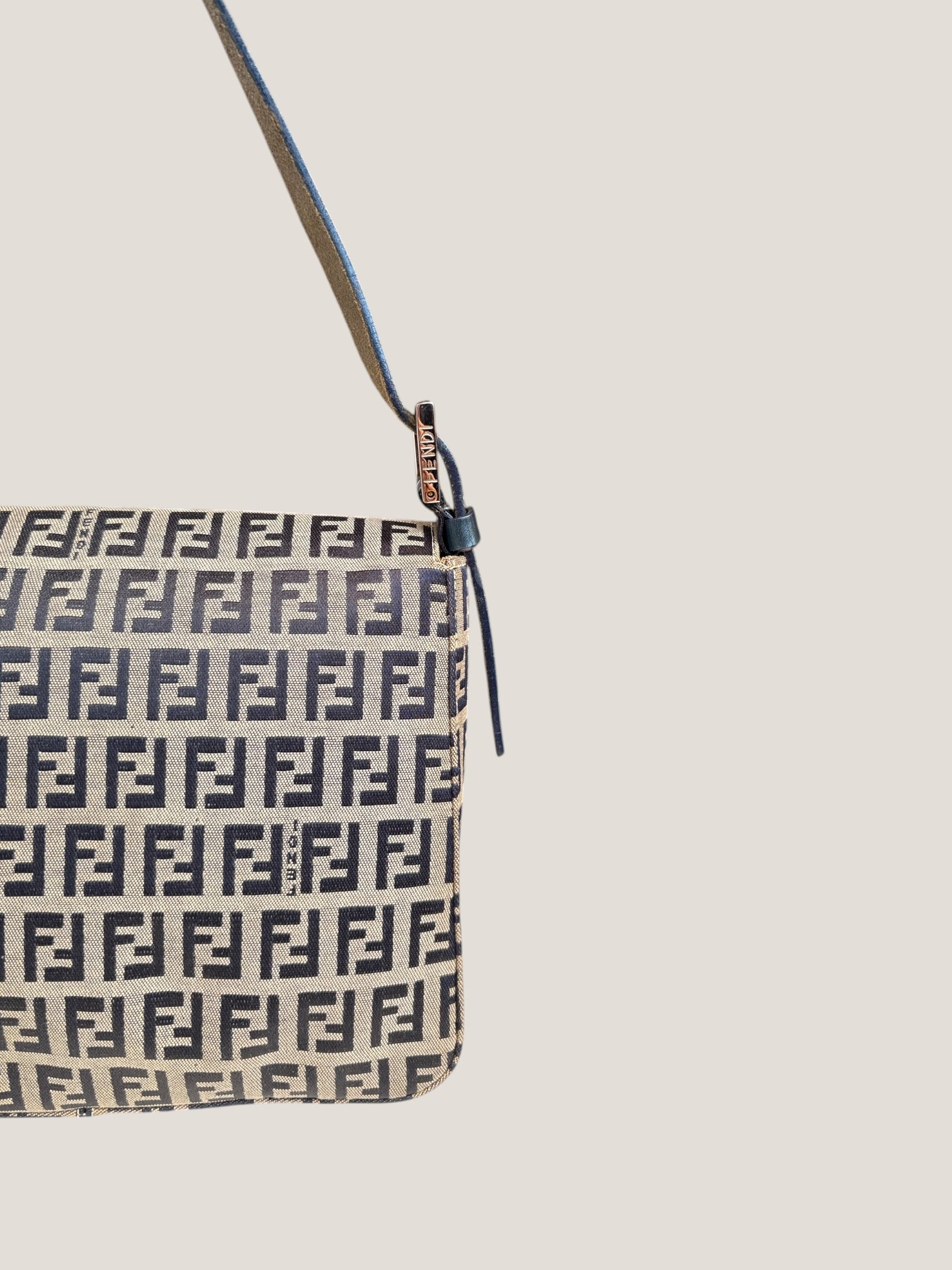 Fendi Baguette Blue Zucchino