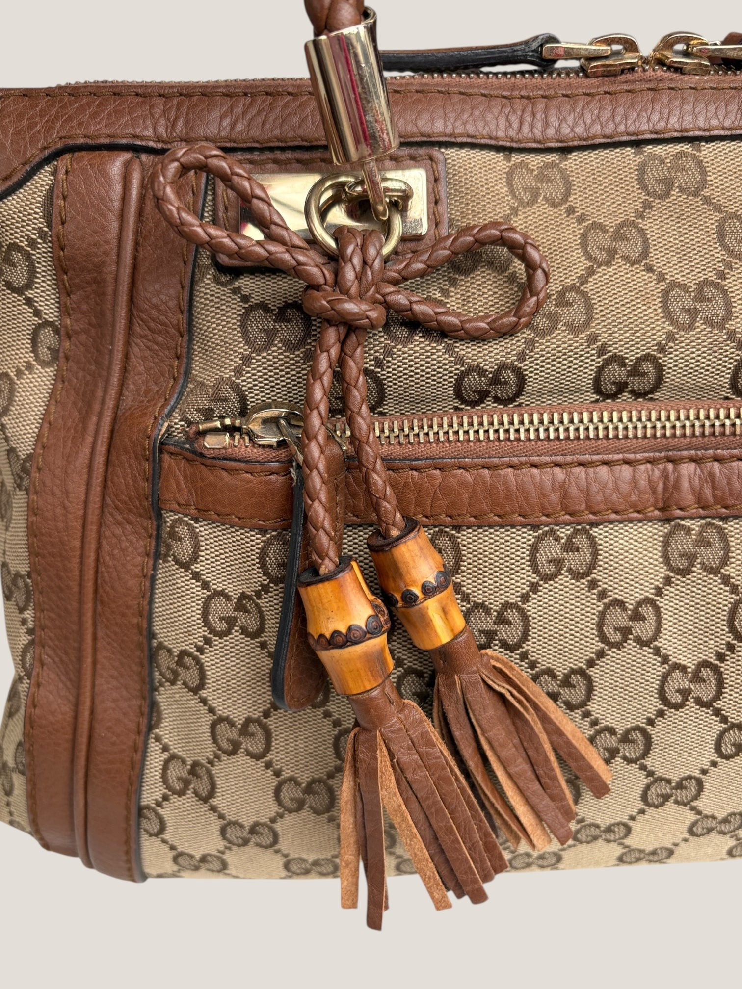 Gucci Bella GG Canvas Bamboo
