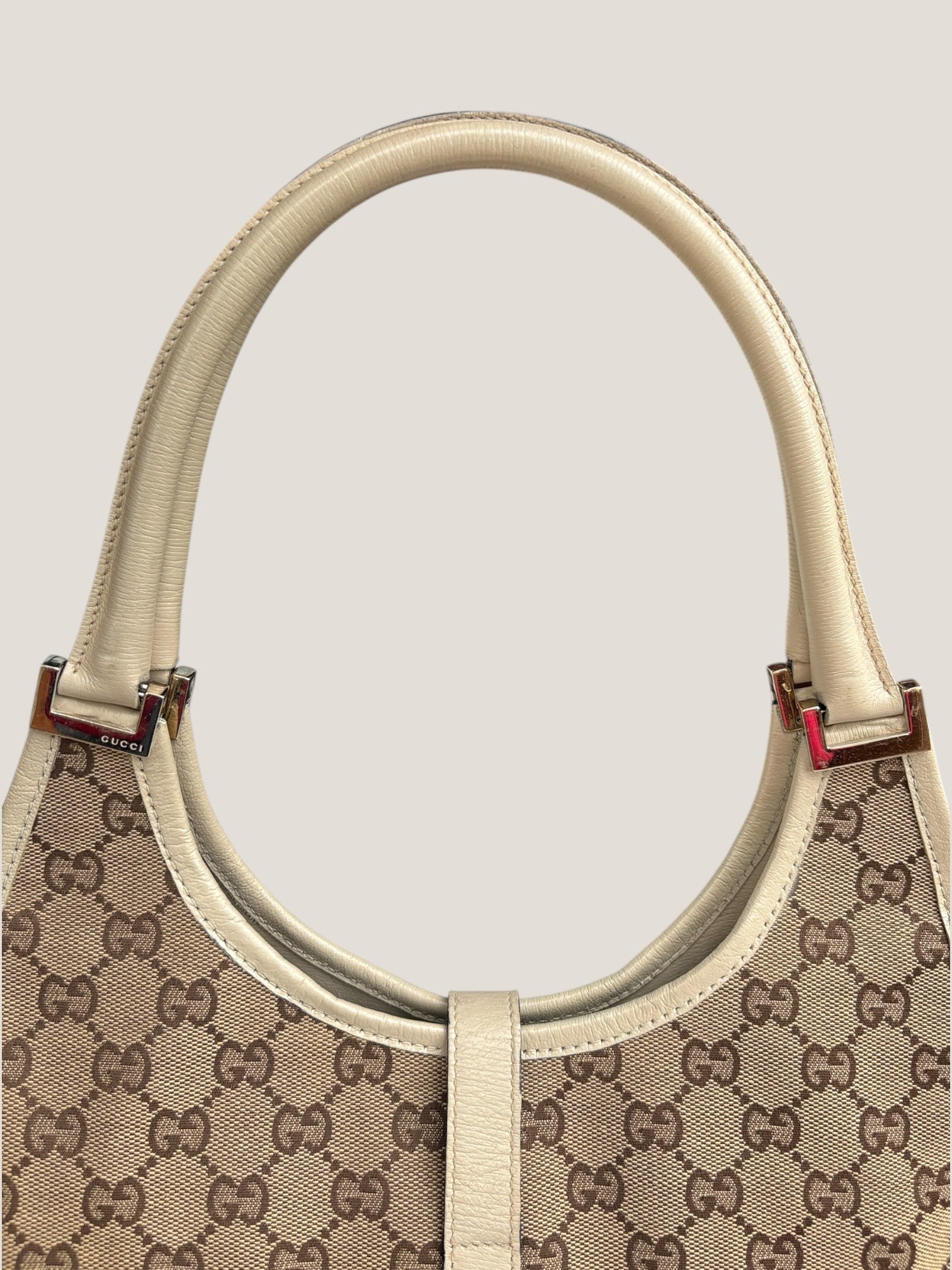 Gucci Shoulder Bag GG Monogram Beige