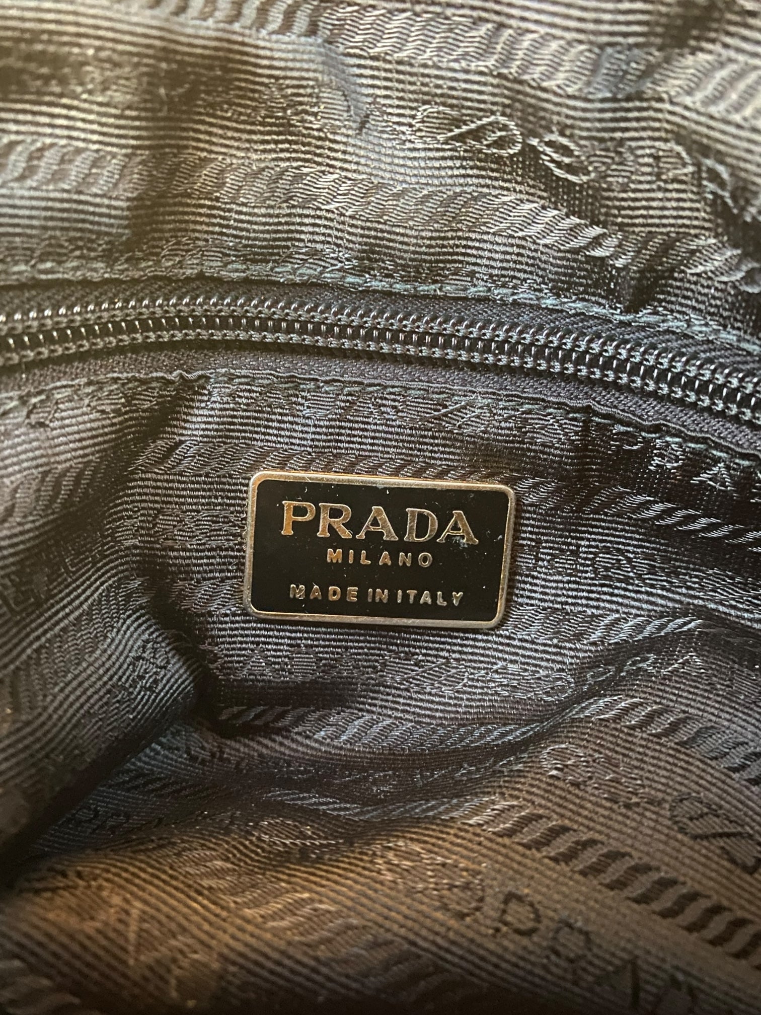 PRADA Tessuto Impunturato nero