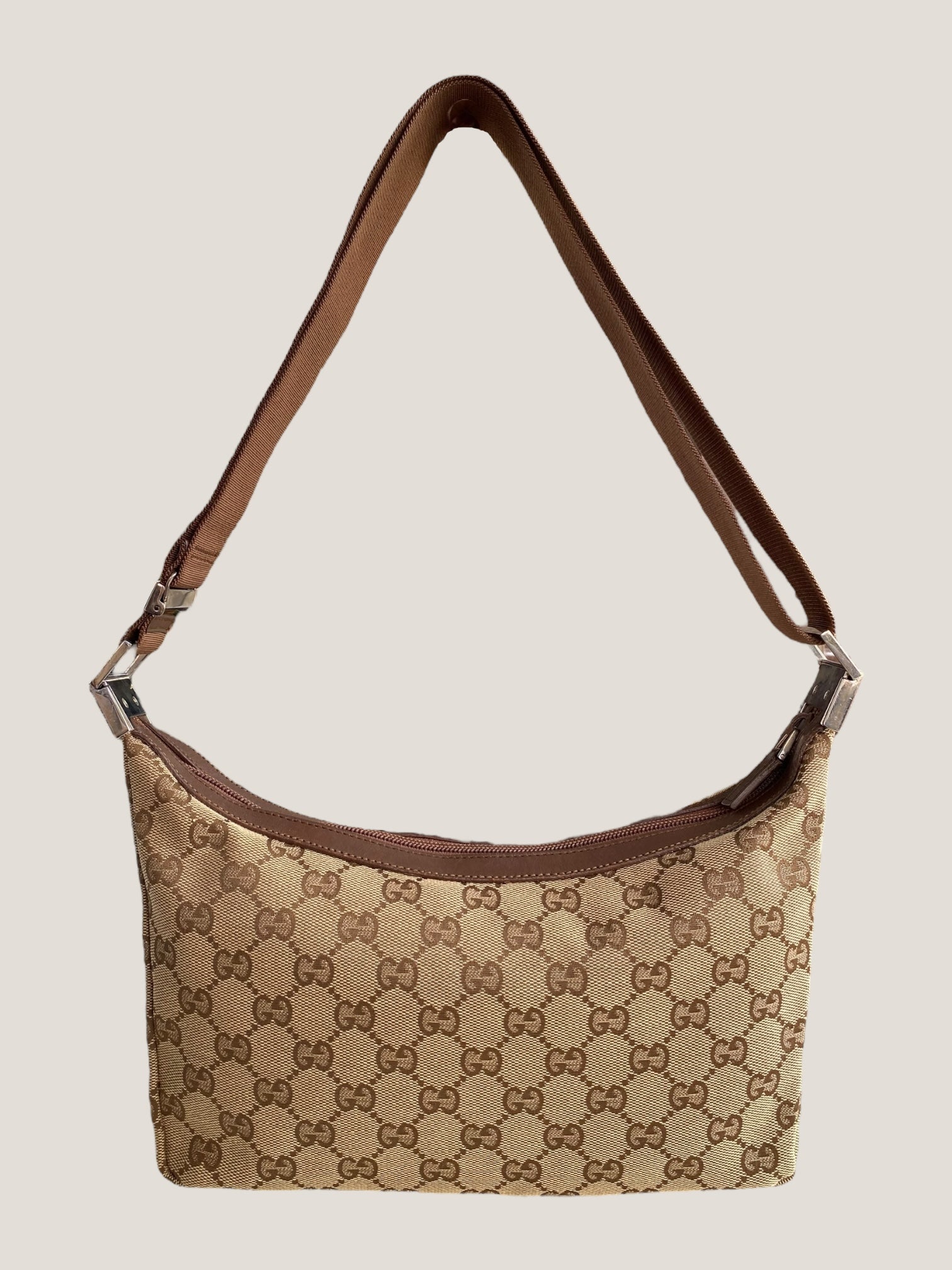 Gucci a tracolla in canvas GG