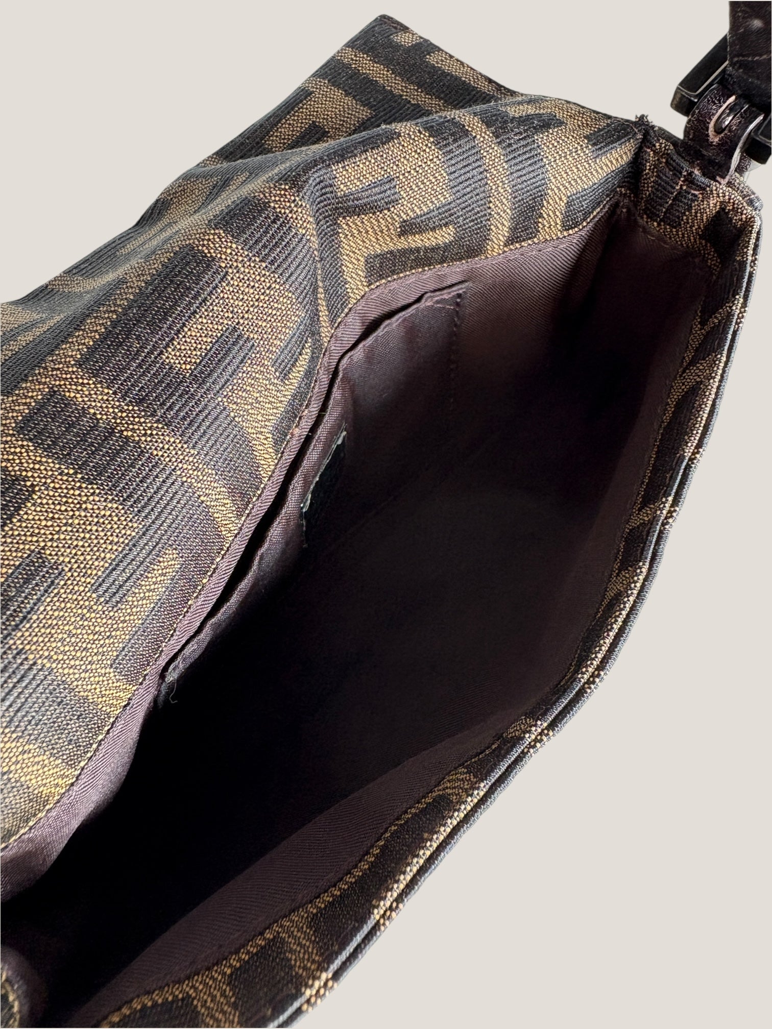 Fendi Baguette Mini Monogram Zucca
