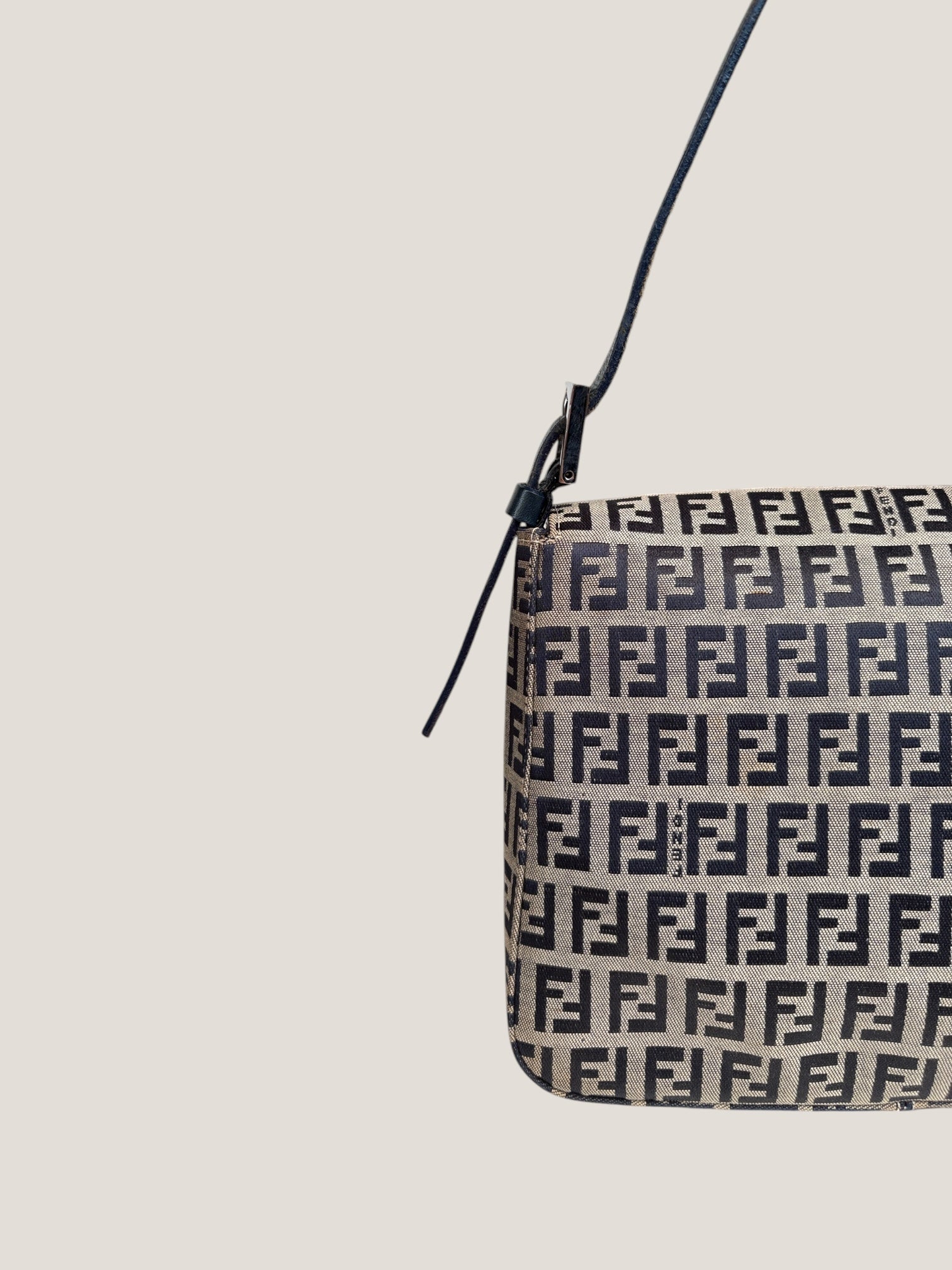 Fendi Baguette Blue Zucchino