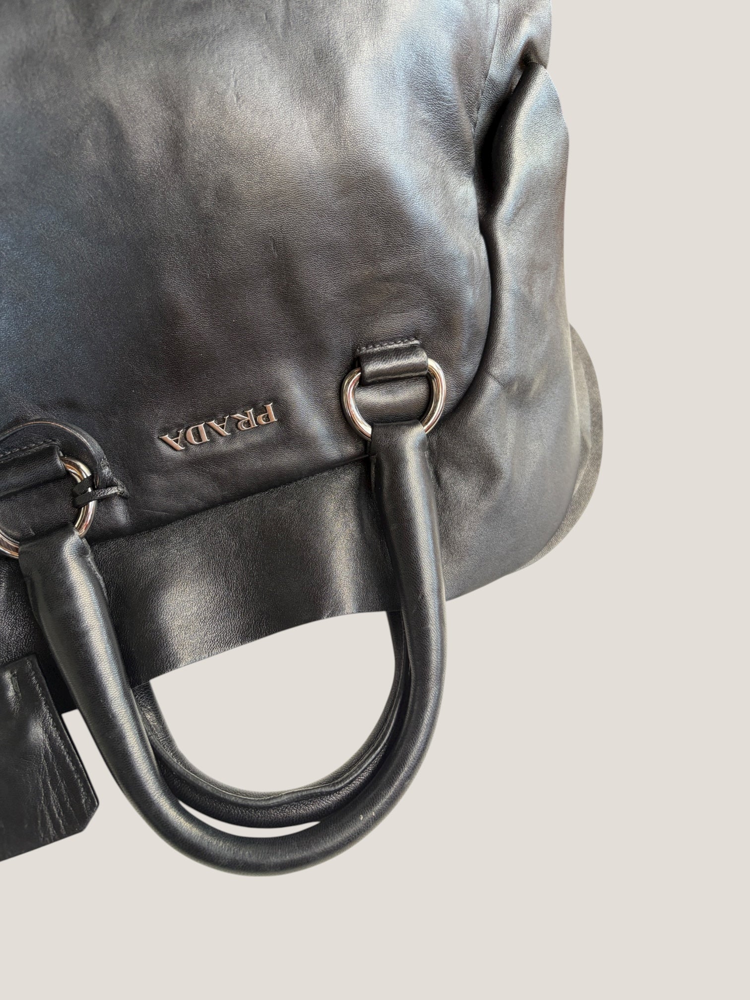 Prada Bauletto in Pelle Nera