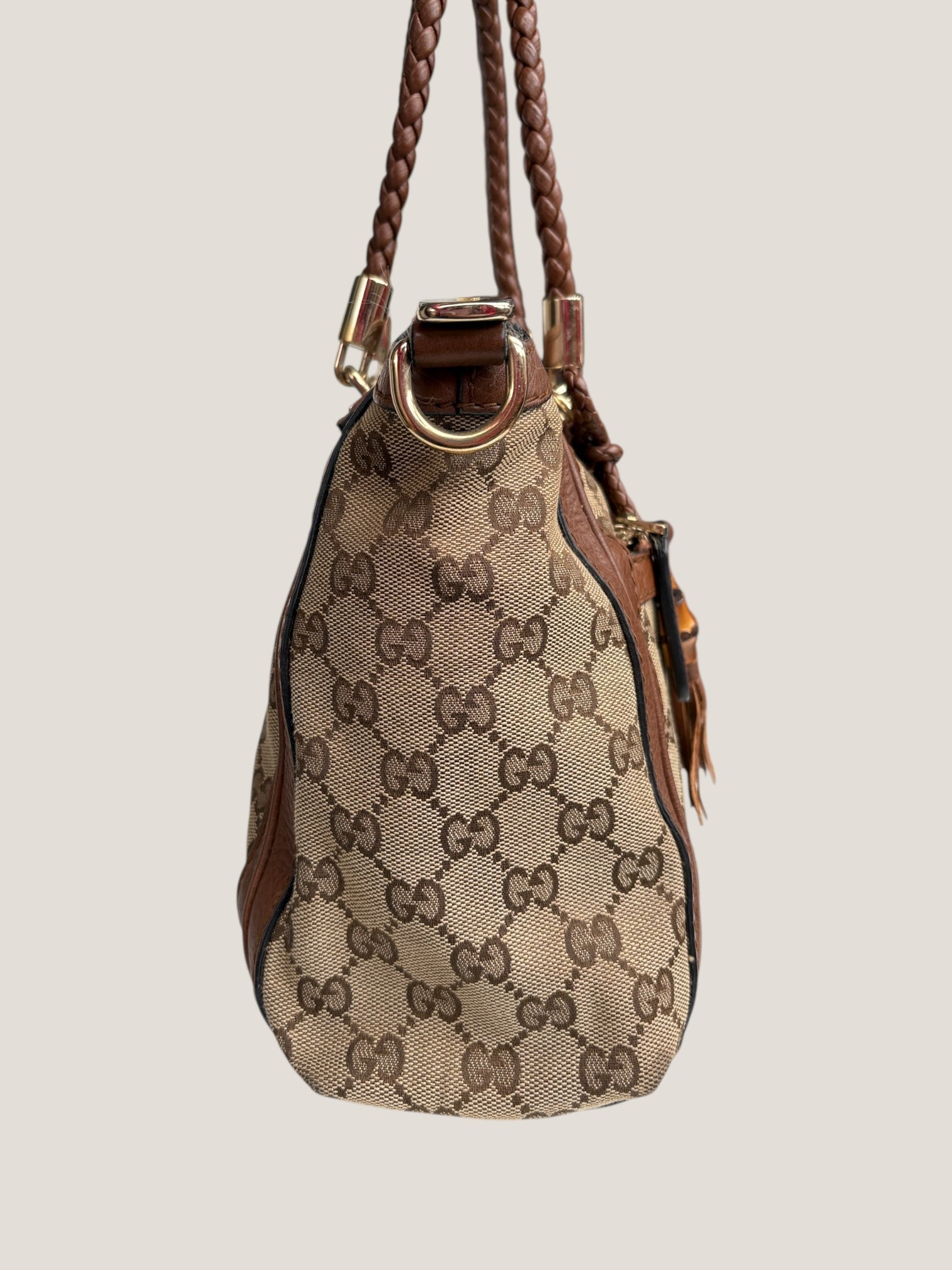 Gucci Bella GG Canvas Bamboo