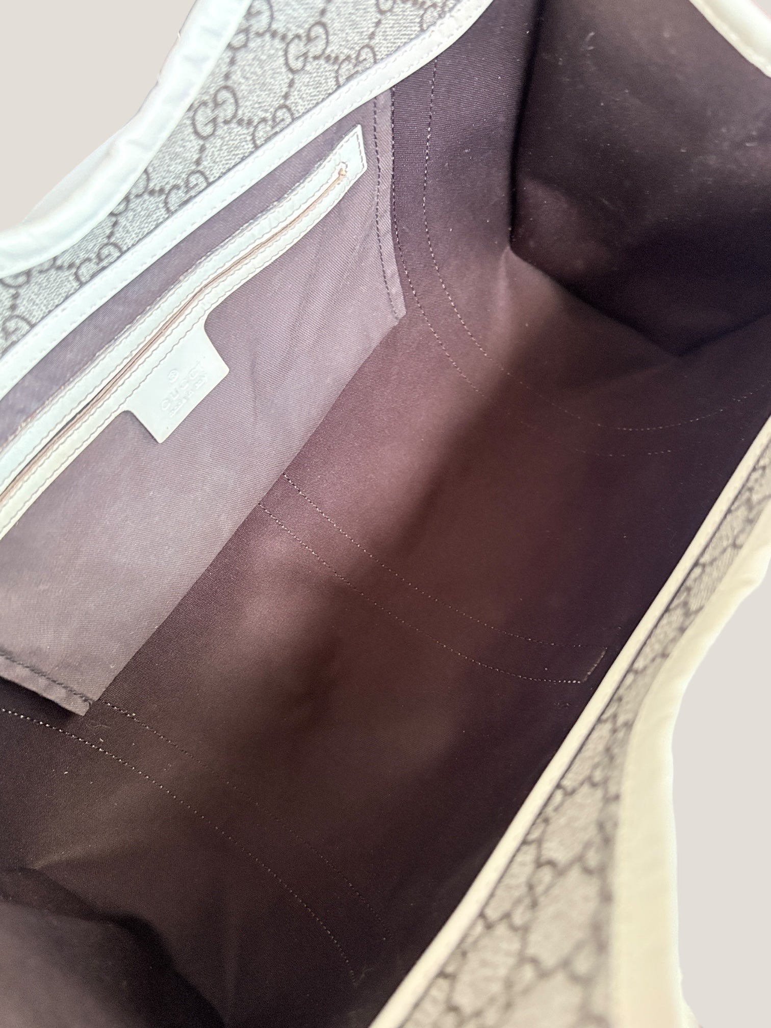 Gucci Jackie Hobo GG Supreme Bianco