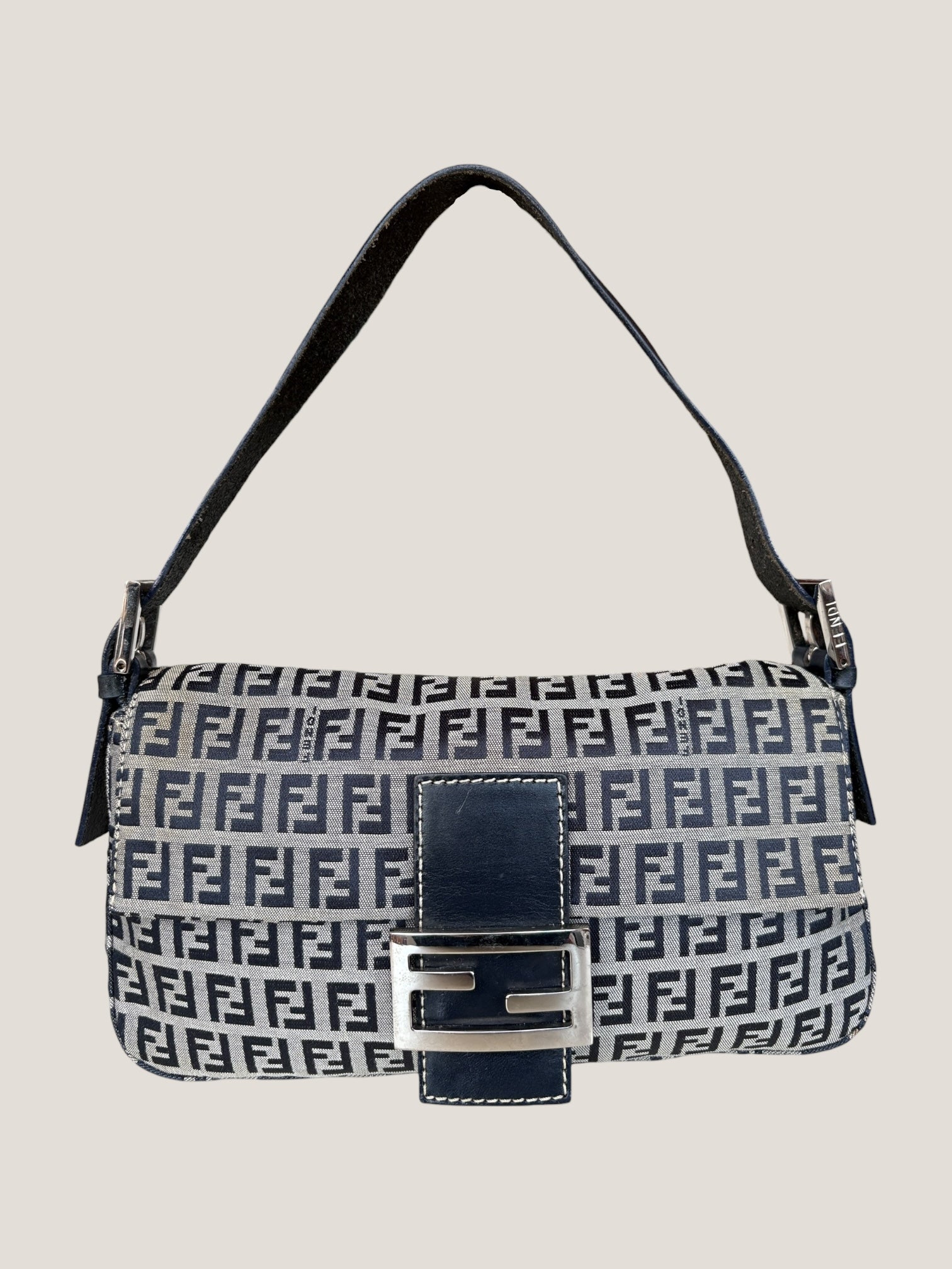 Fendi Baguette Zucchino Blu Notte