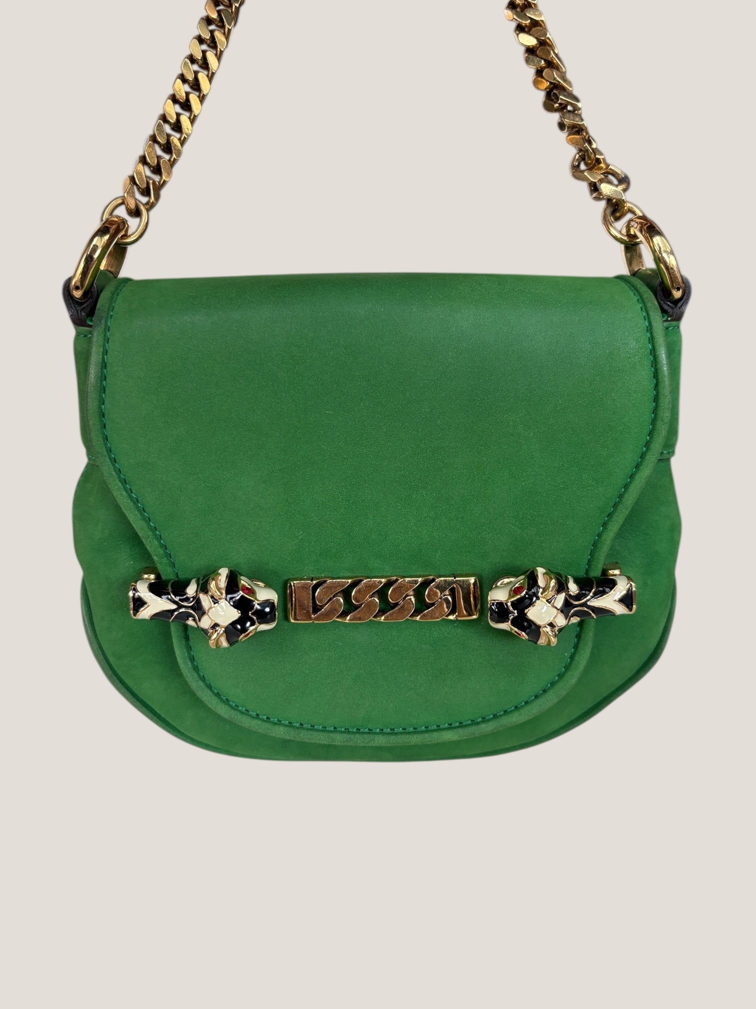 Gucci Tigrette Suede Crossbody