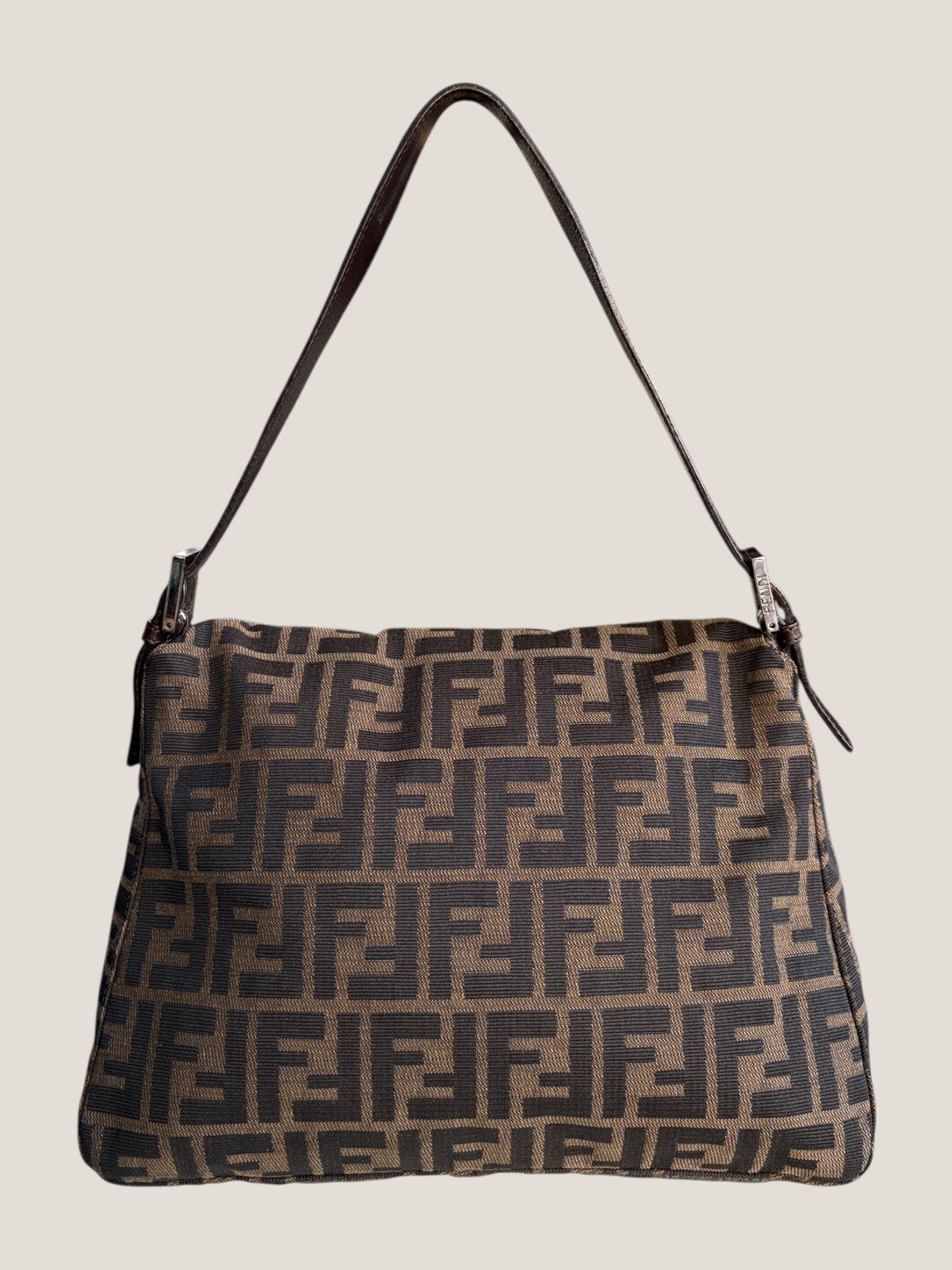 Fendi Mamma Baguette Zucca marrone