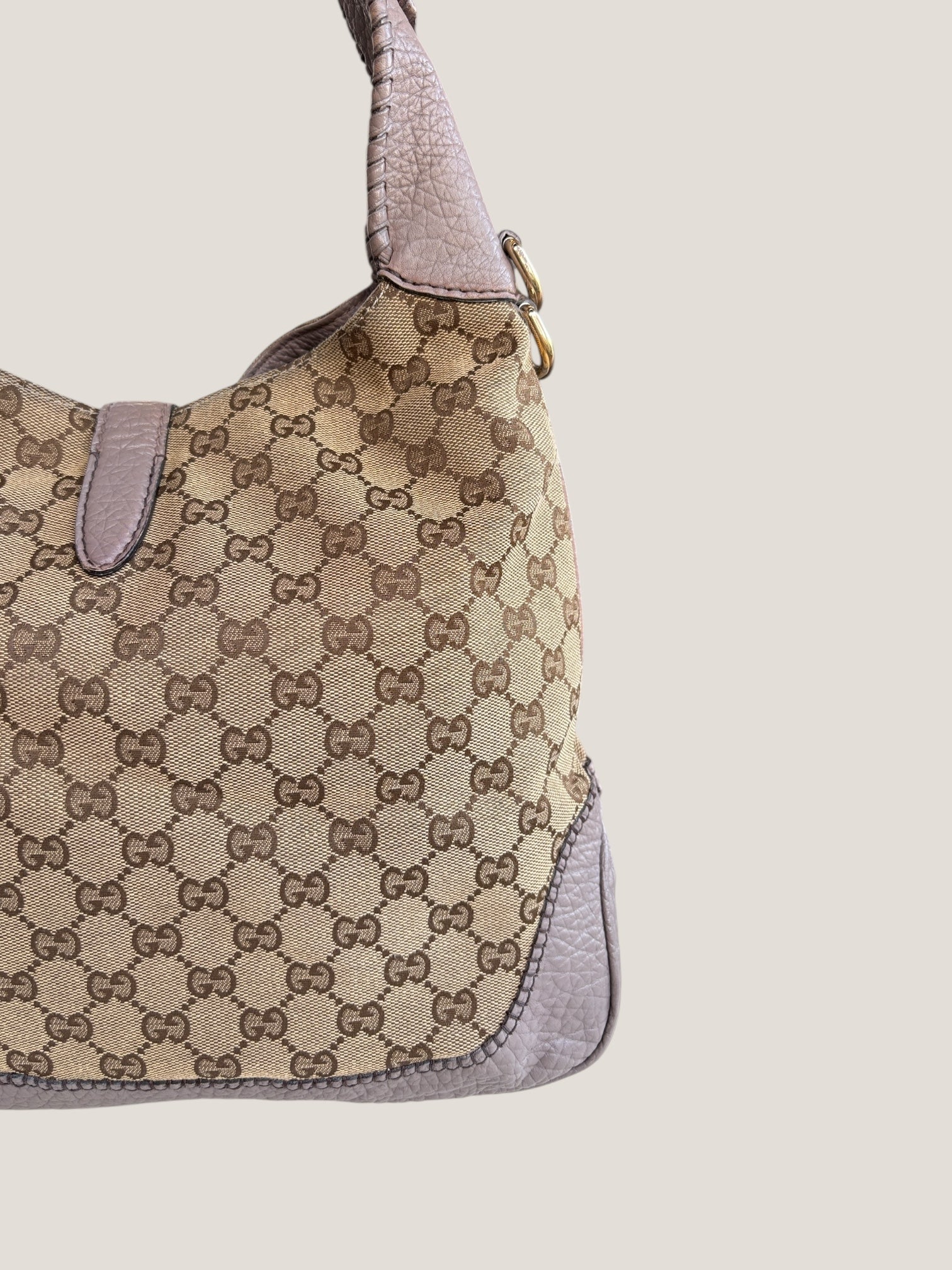 GUCCI Jackie GG Canvas con frange