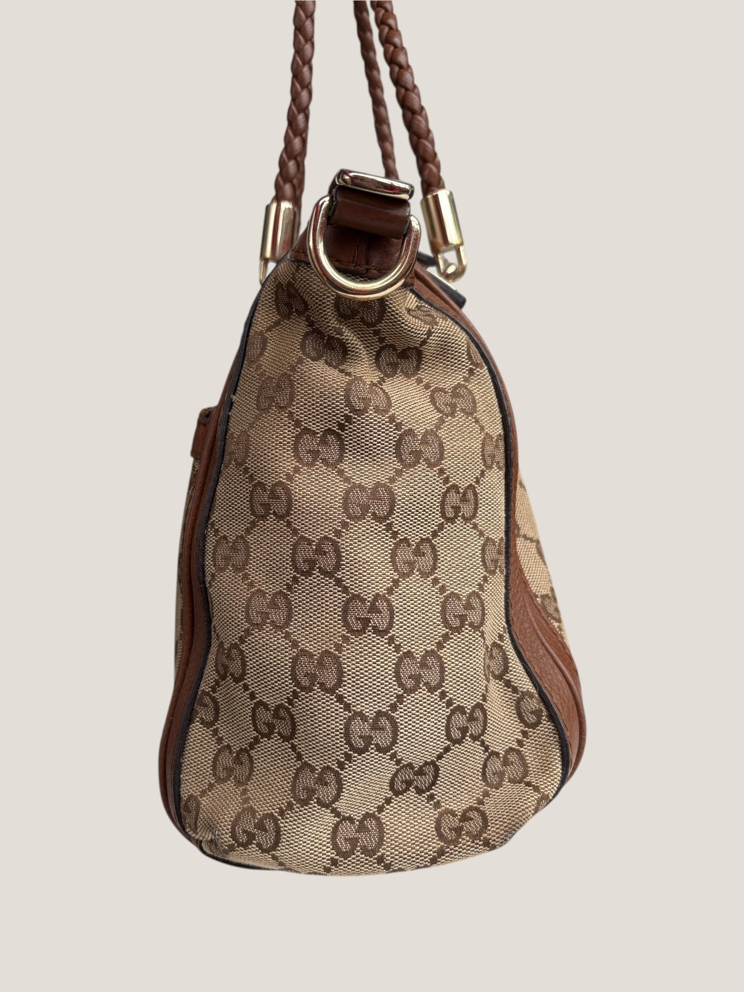 Gucci Bella GG Canvas Bamboo