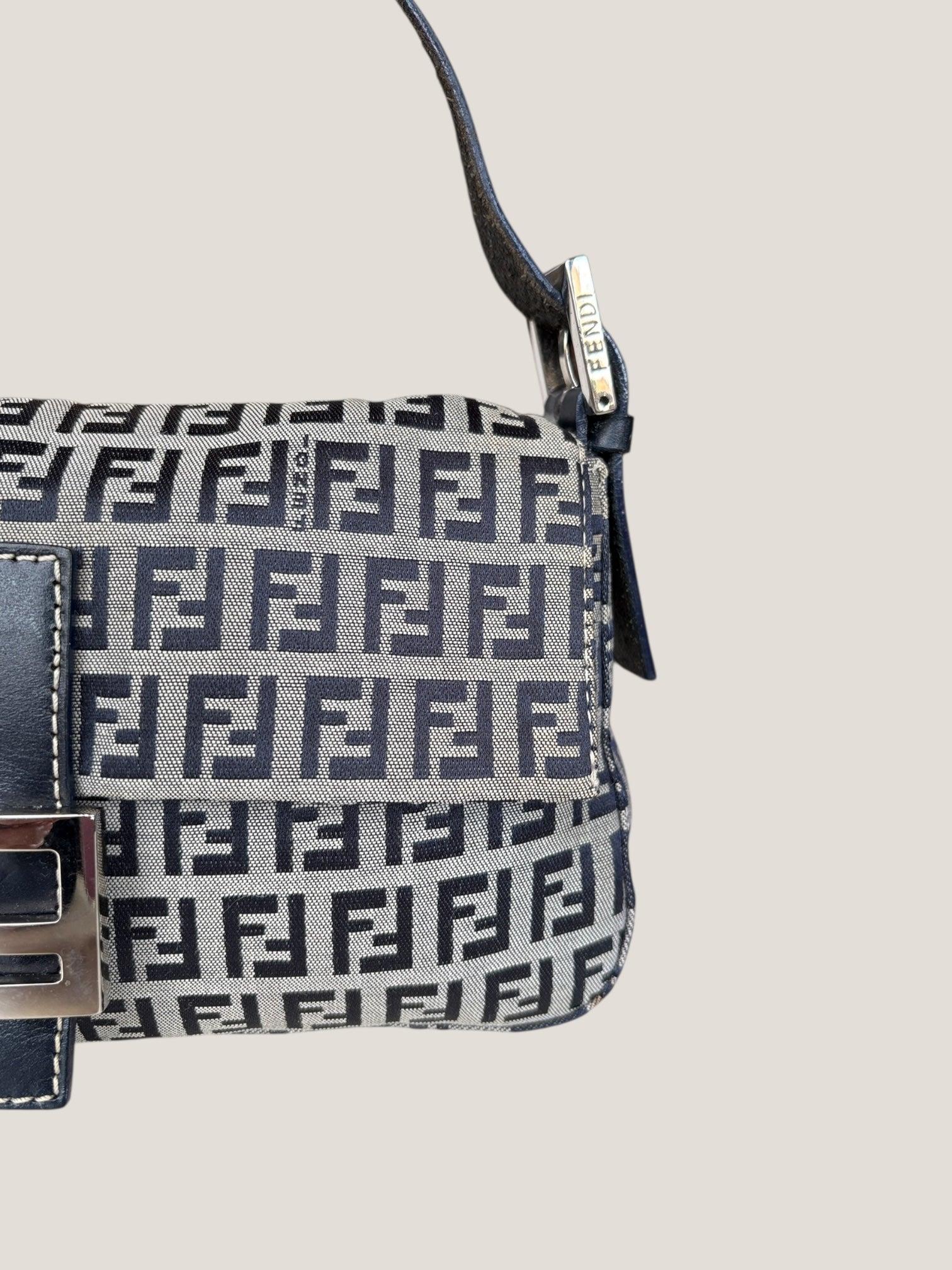Fendi Baguette Zucchino Blu Notte