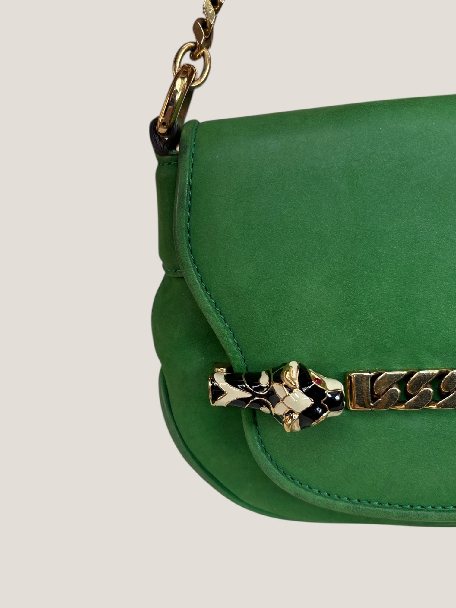 Gucci Tigrette Suede Crossbody