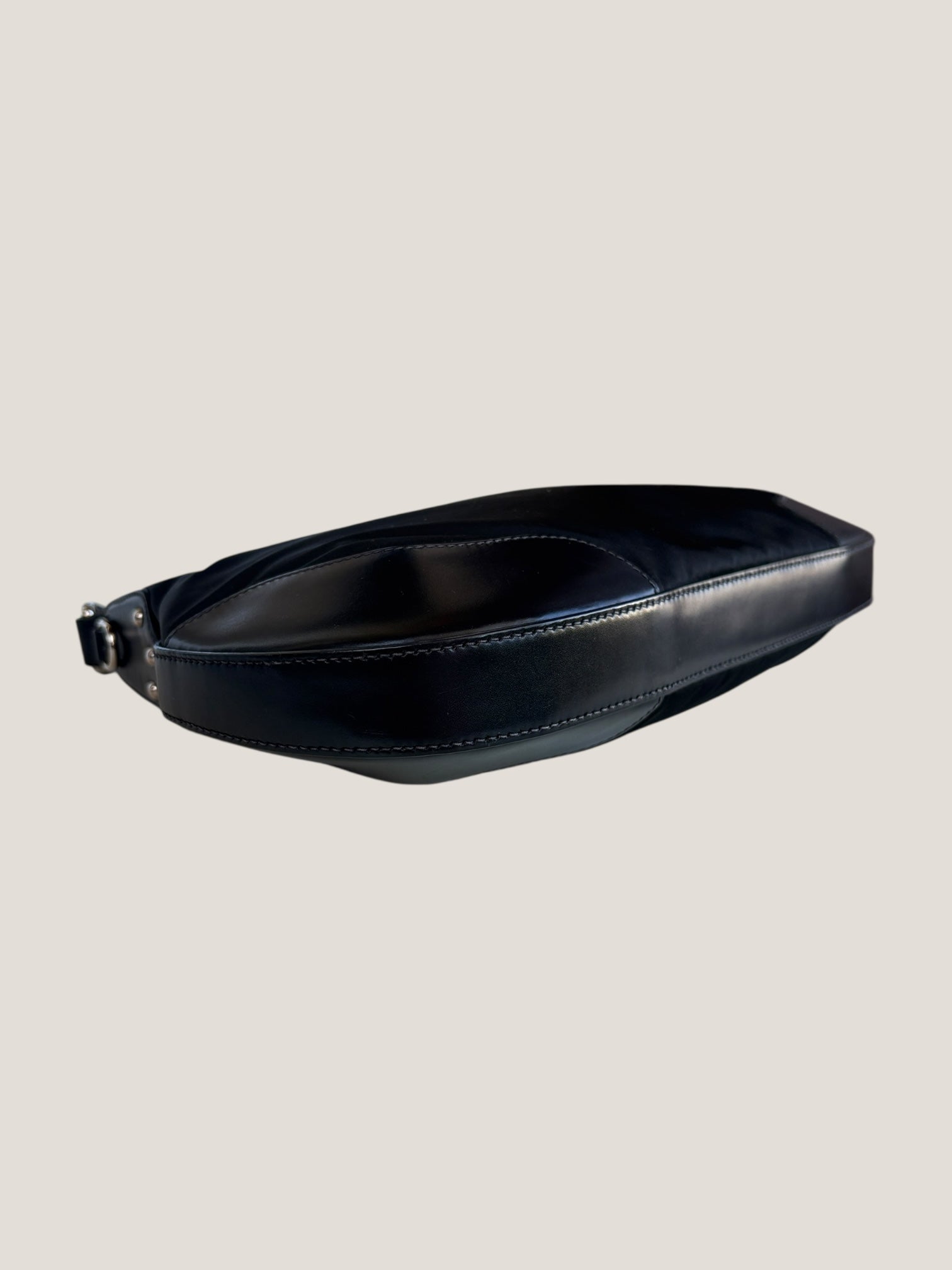Prada Pochette Chain Nylon Nero