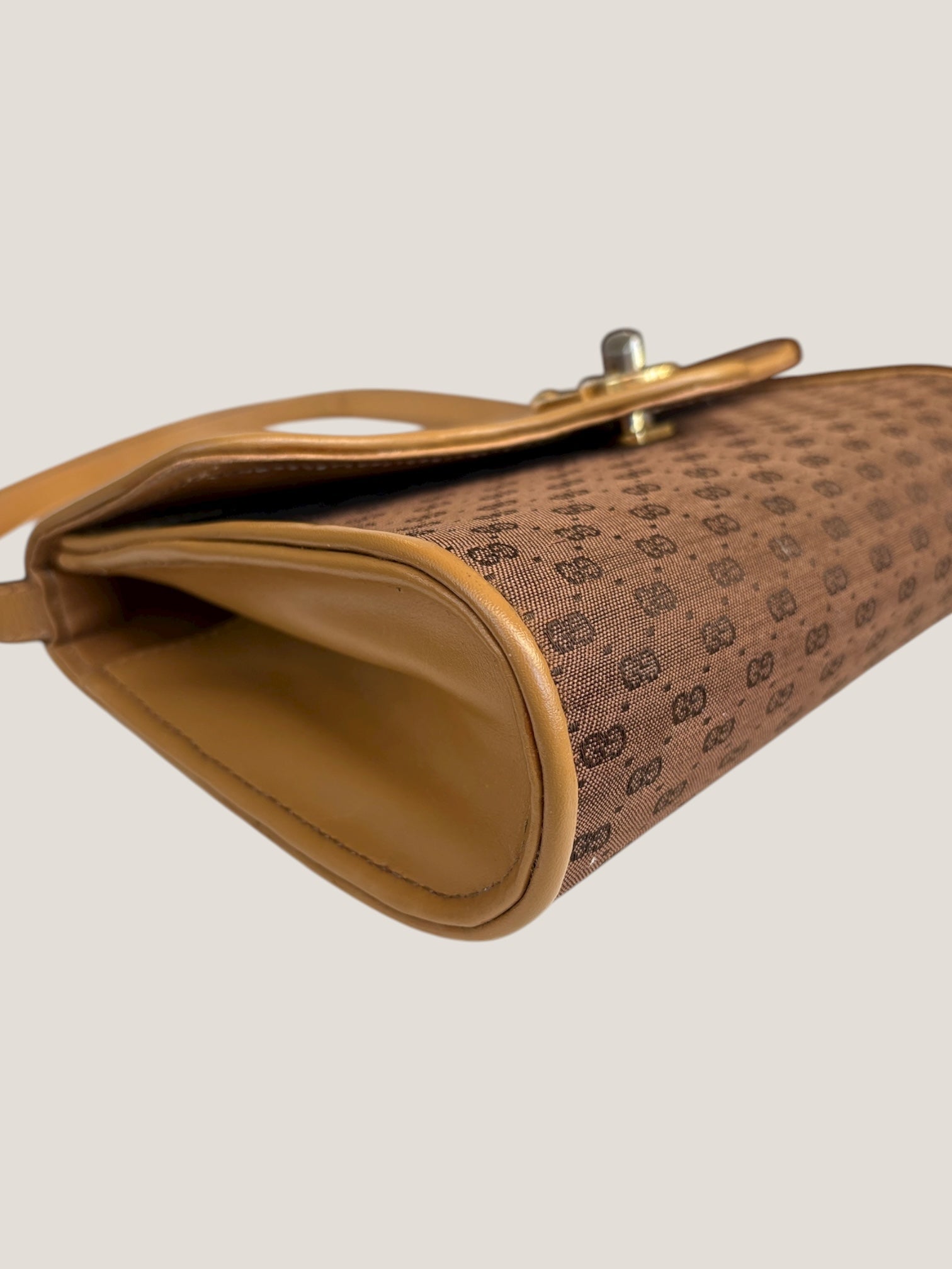 Gucci GG Canvas Miele Shoulder Bag