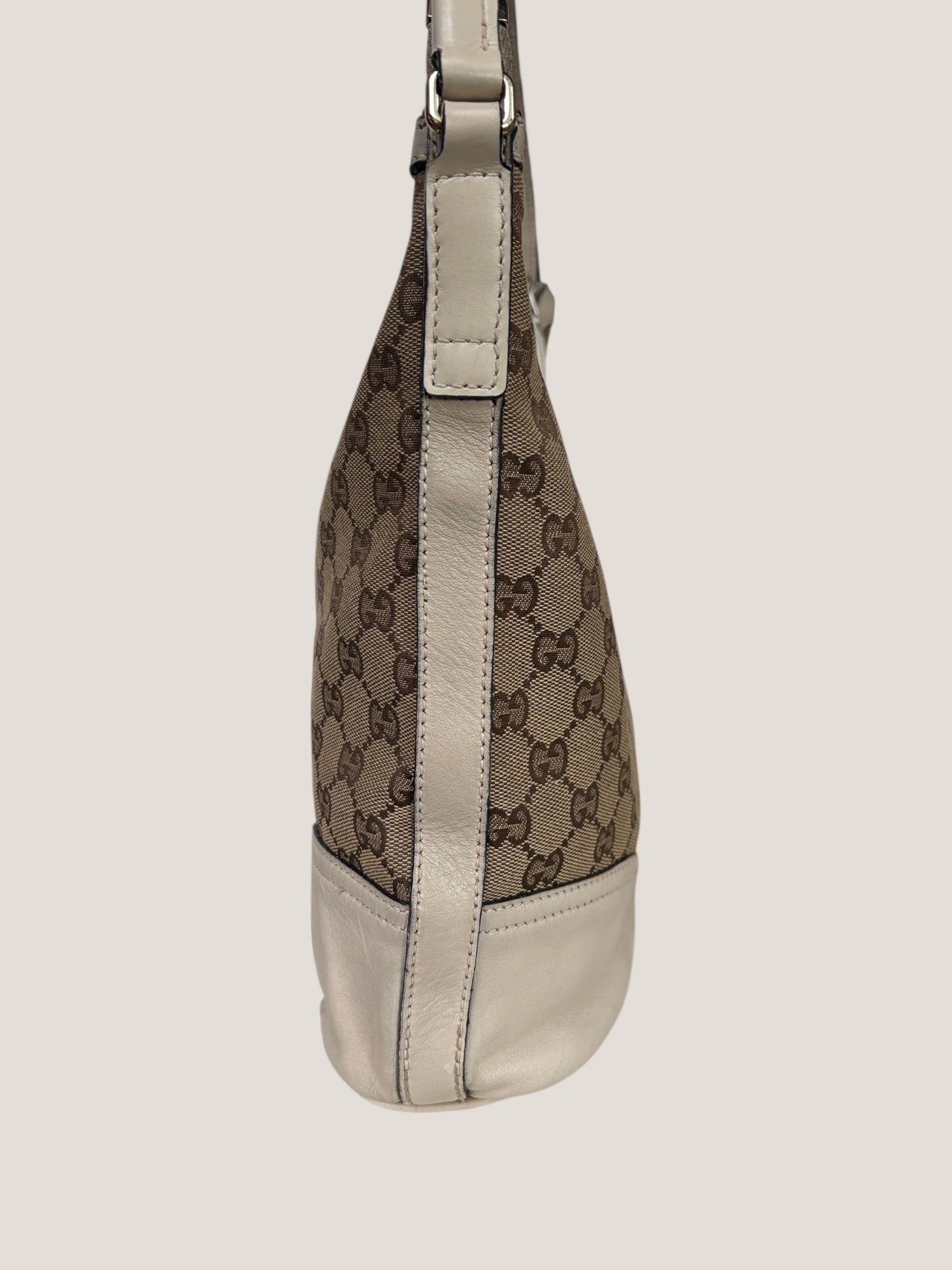 Gucci GG Canvas Hobo Avorio