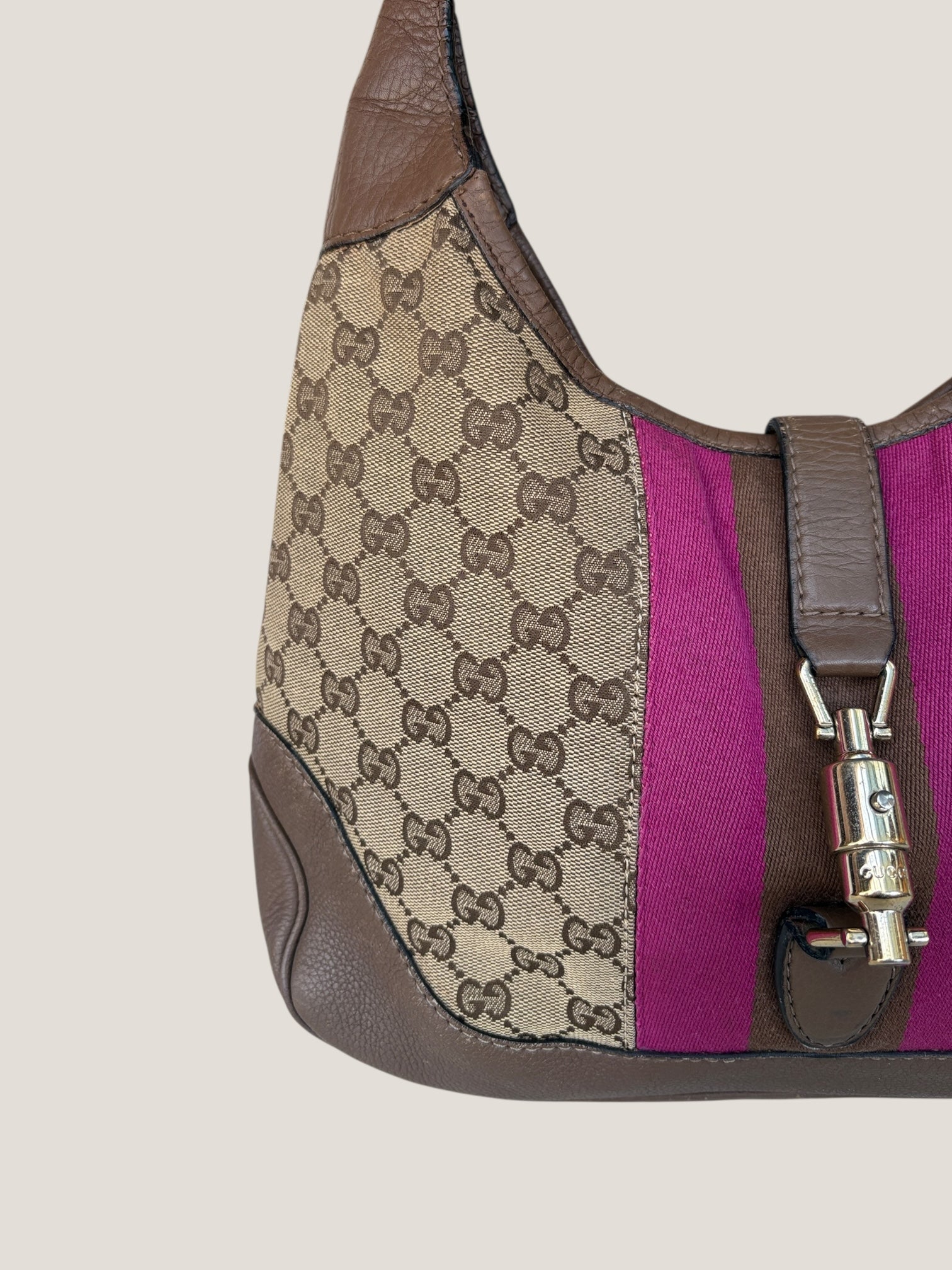 Gucci Jackie Rosa GG Canvas