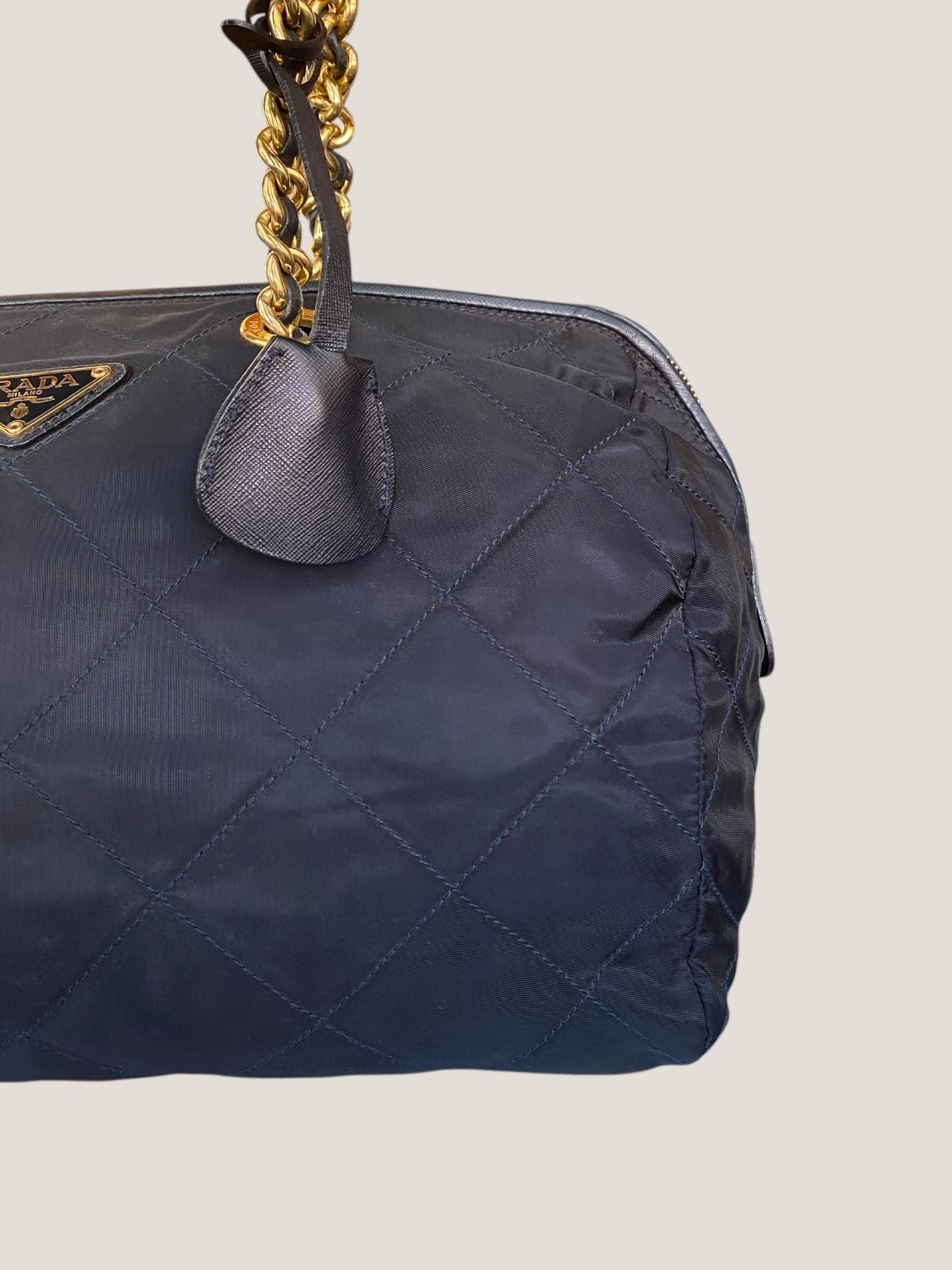 Bauletto Prada in nylon trapuntato