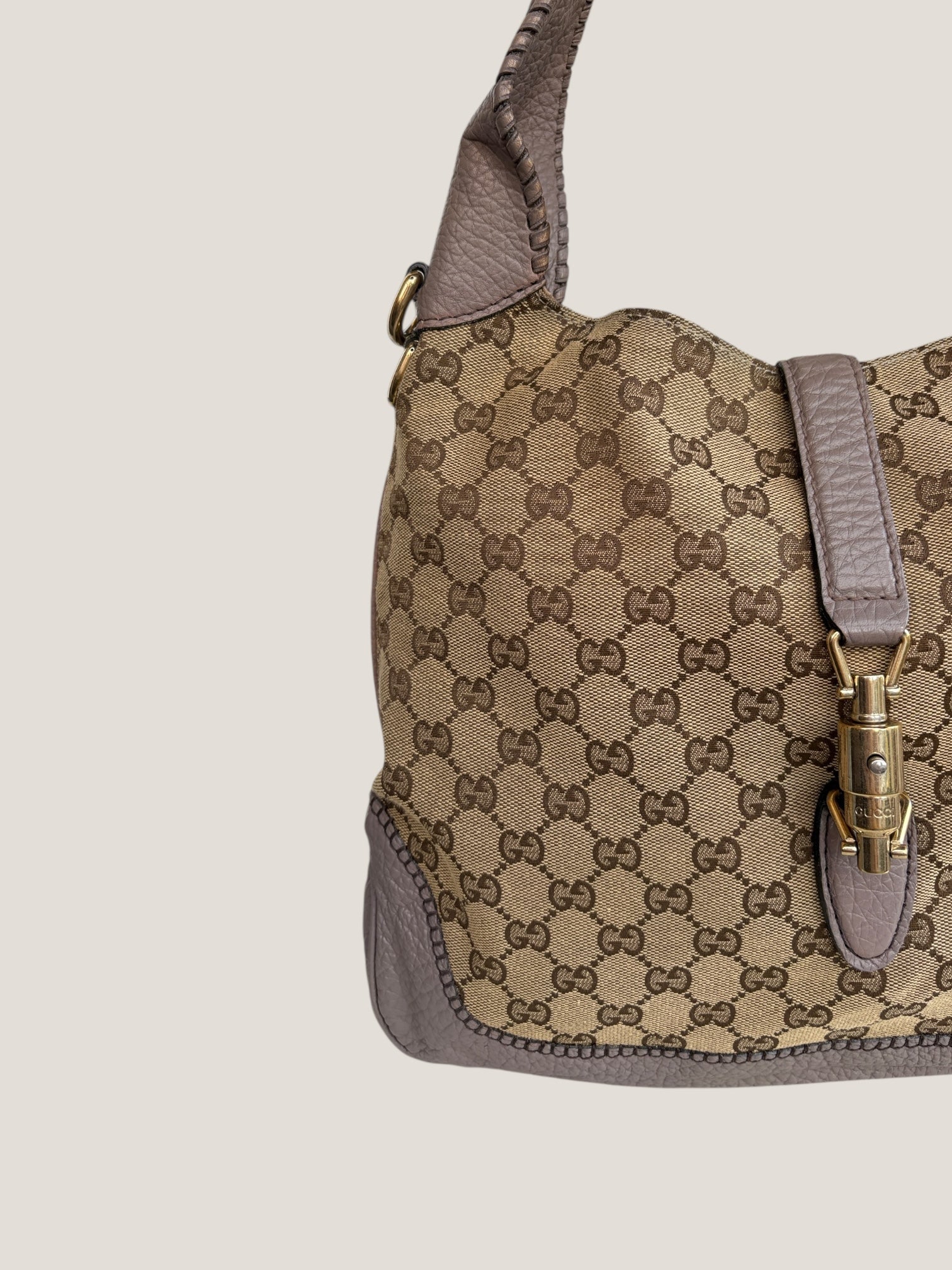 GUCCI Jackie GG Canvas con frange