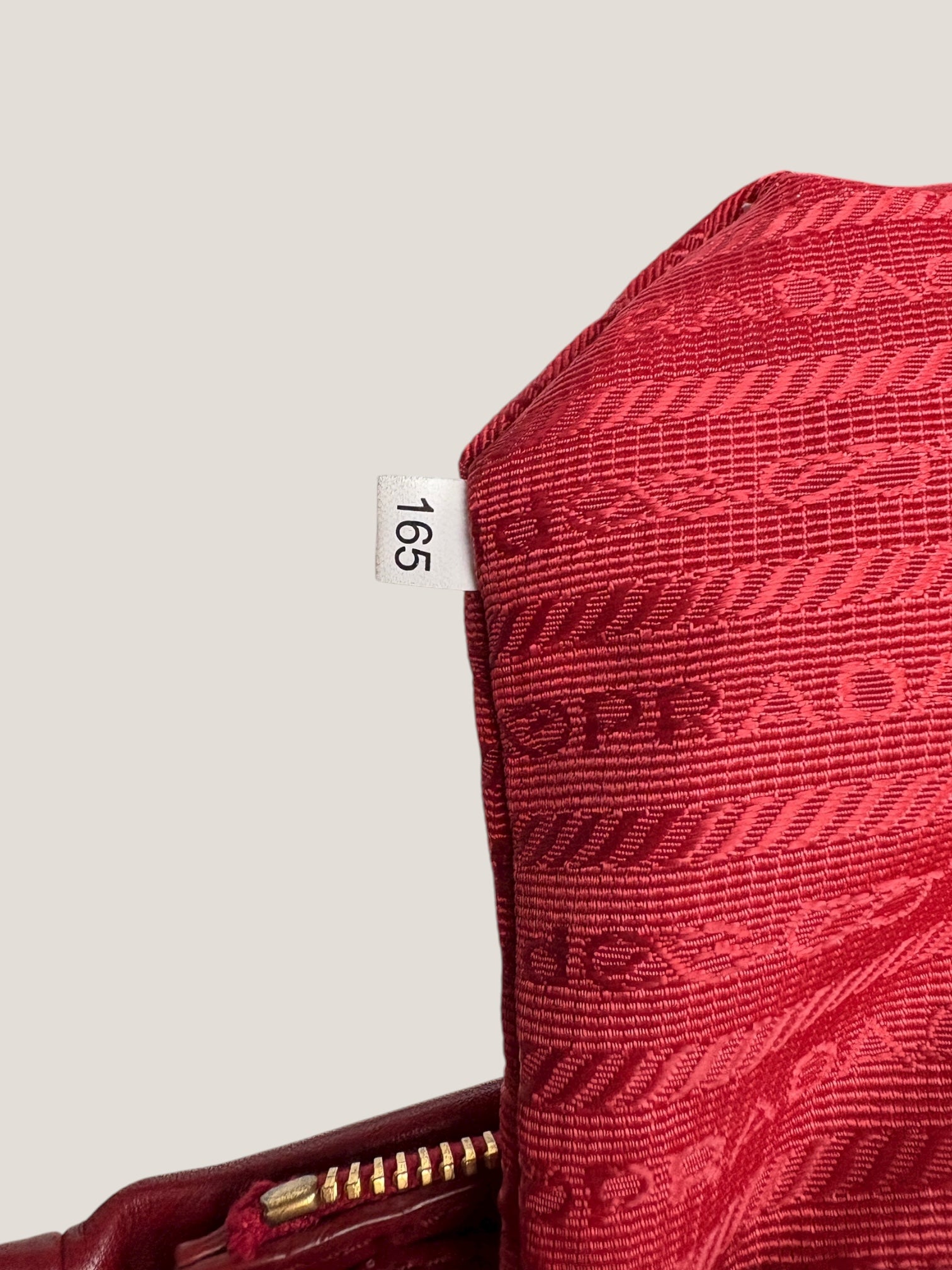 PRADA BOSTON IN PELLE ROSSA