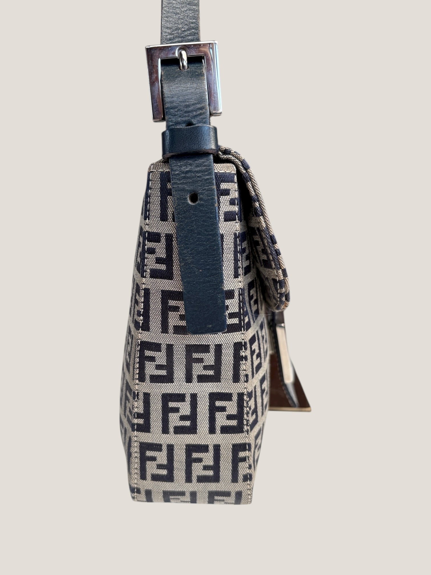 Fendi Baguette Blue Zucchino
