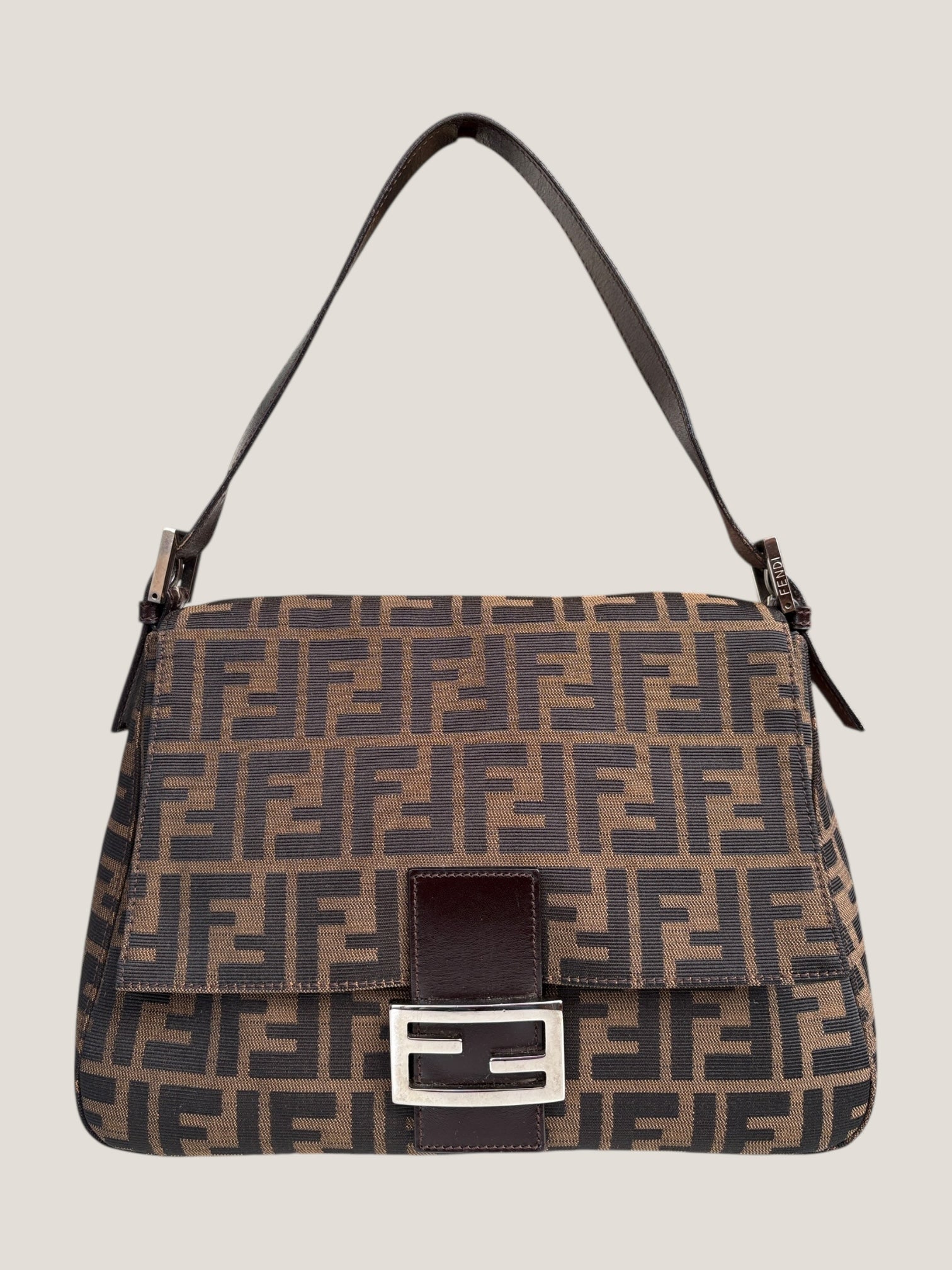 Fendi Mamma Baguette Zucca