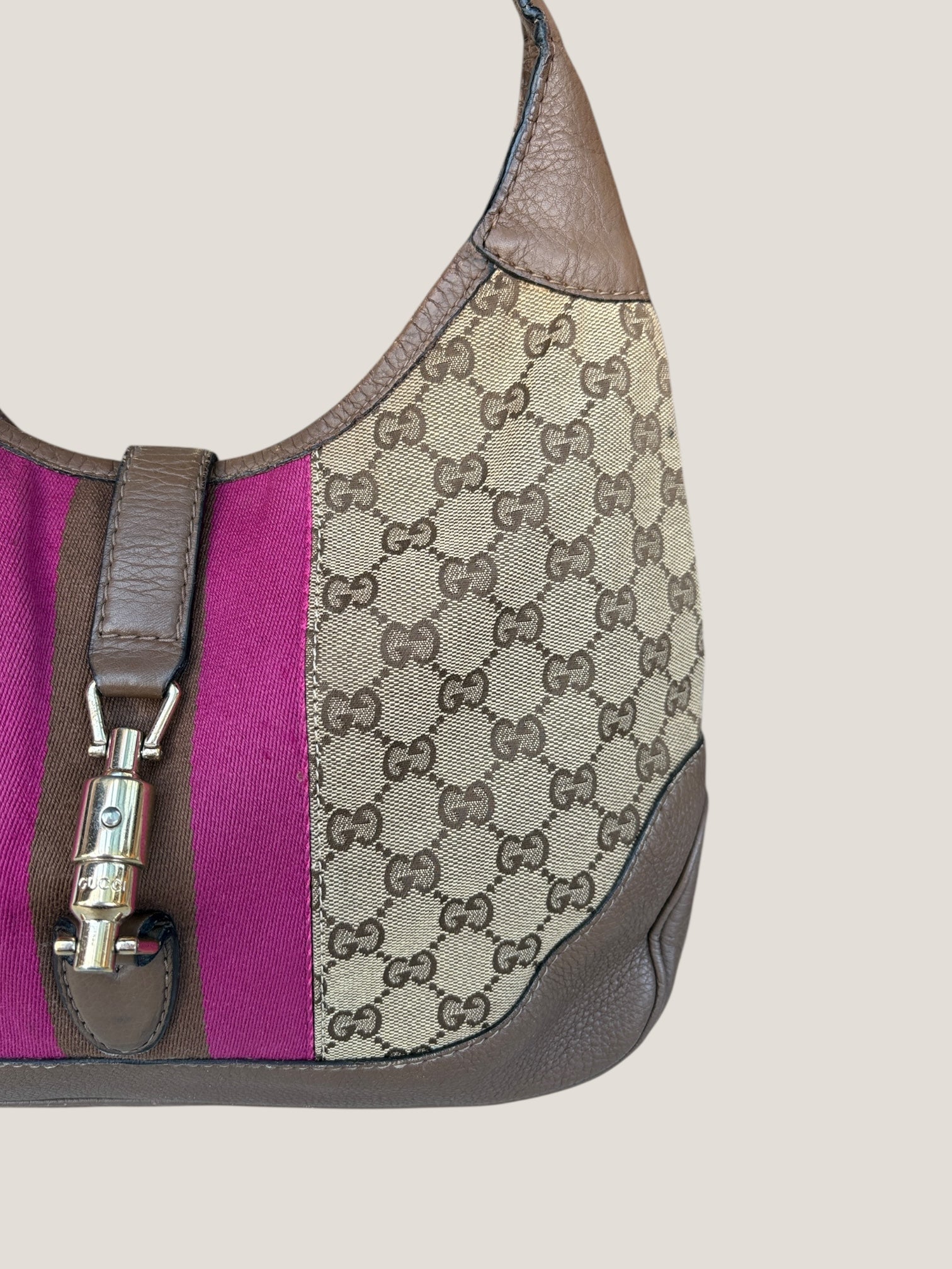 Gucci Jackie Rosa GG Canvas