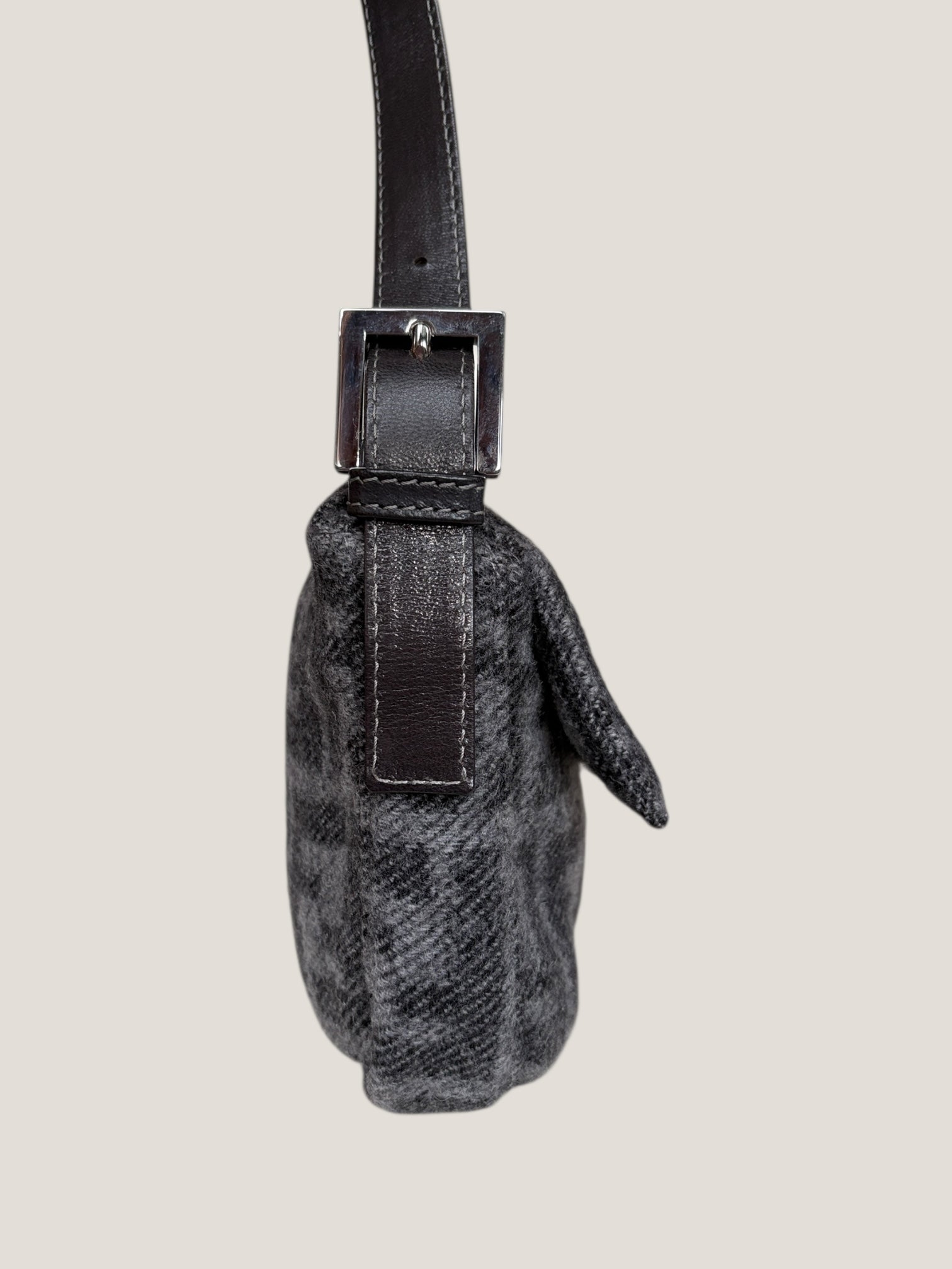 Fendi Baguette Wool Monogram