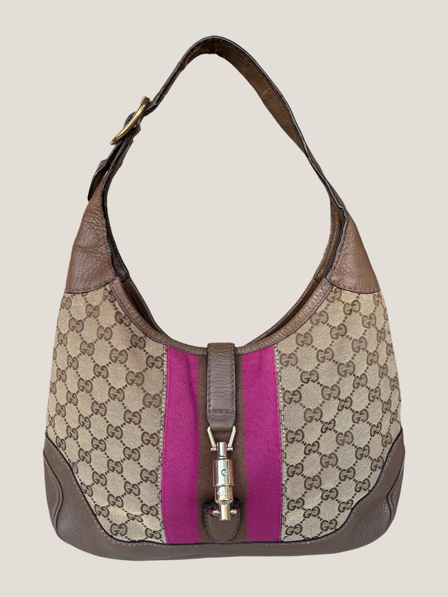 Gucci Jackie Rosa GG Canvas