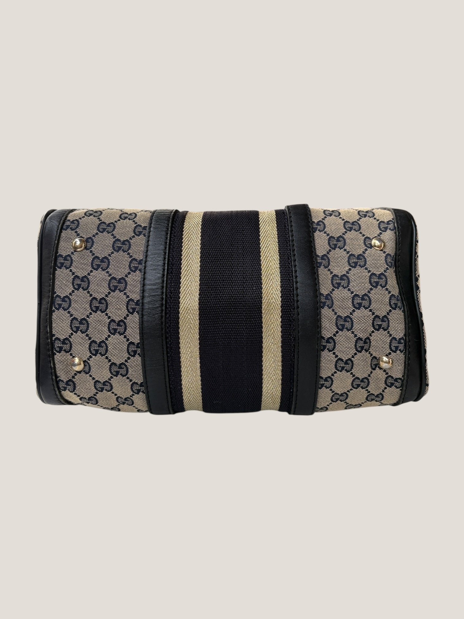 Gucci Boston GG Canvas con Web