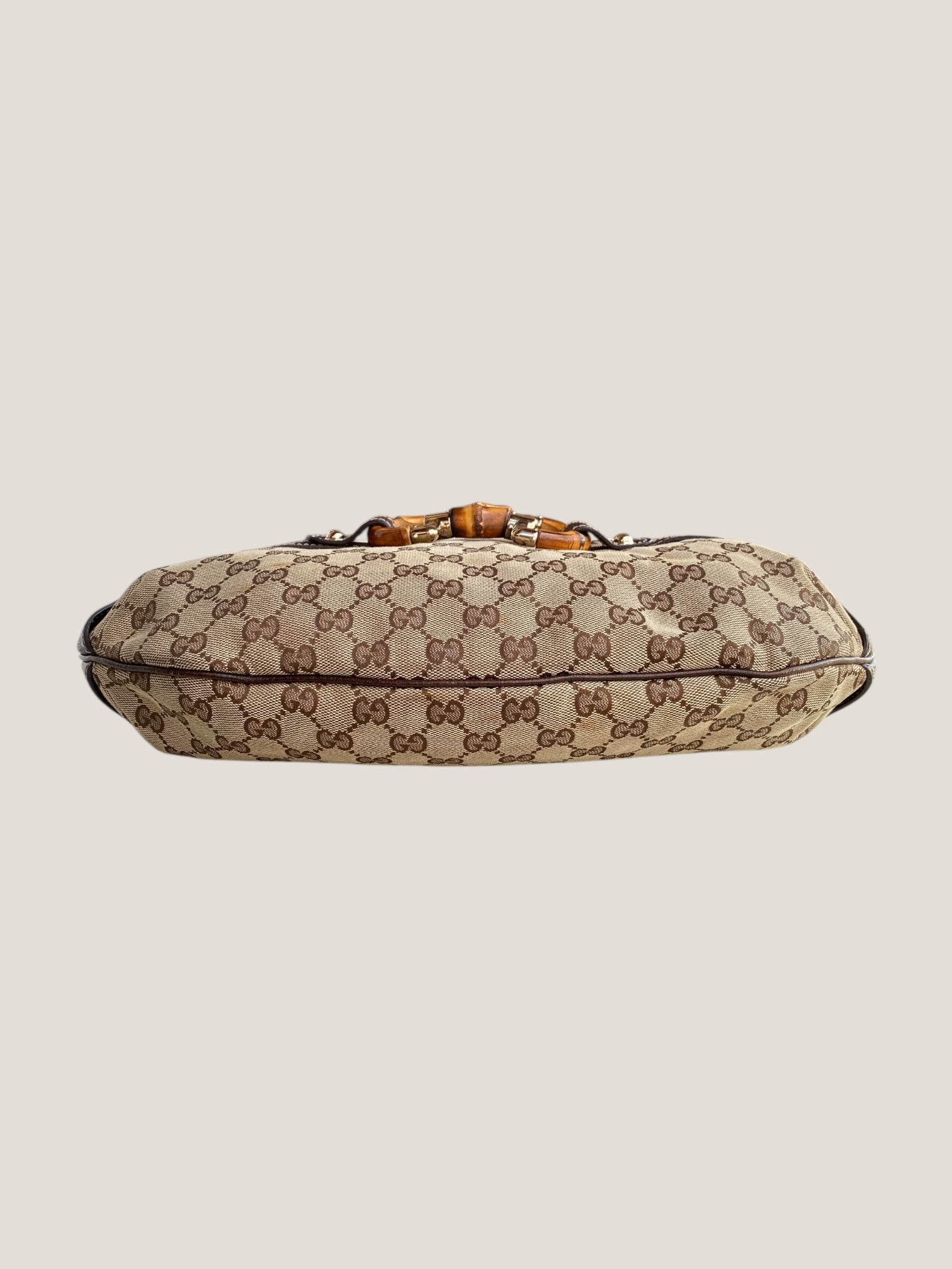 Gucci Hobo con dettaglio bamboo e tessuto GG