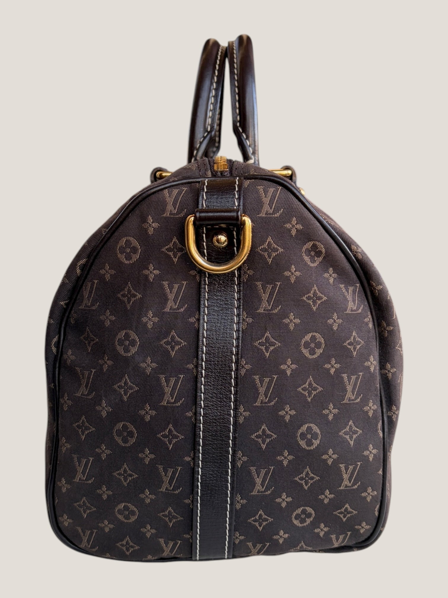 Louis Vuitton Speedy 30 Mini Lin Marrone