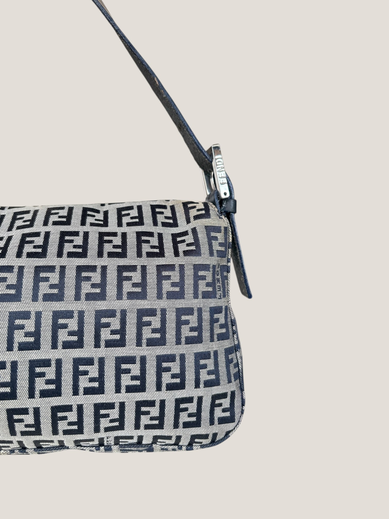 Fendi Baguette Zucchino Blu Notte