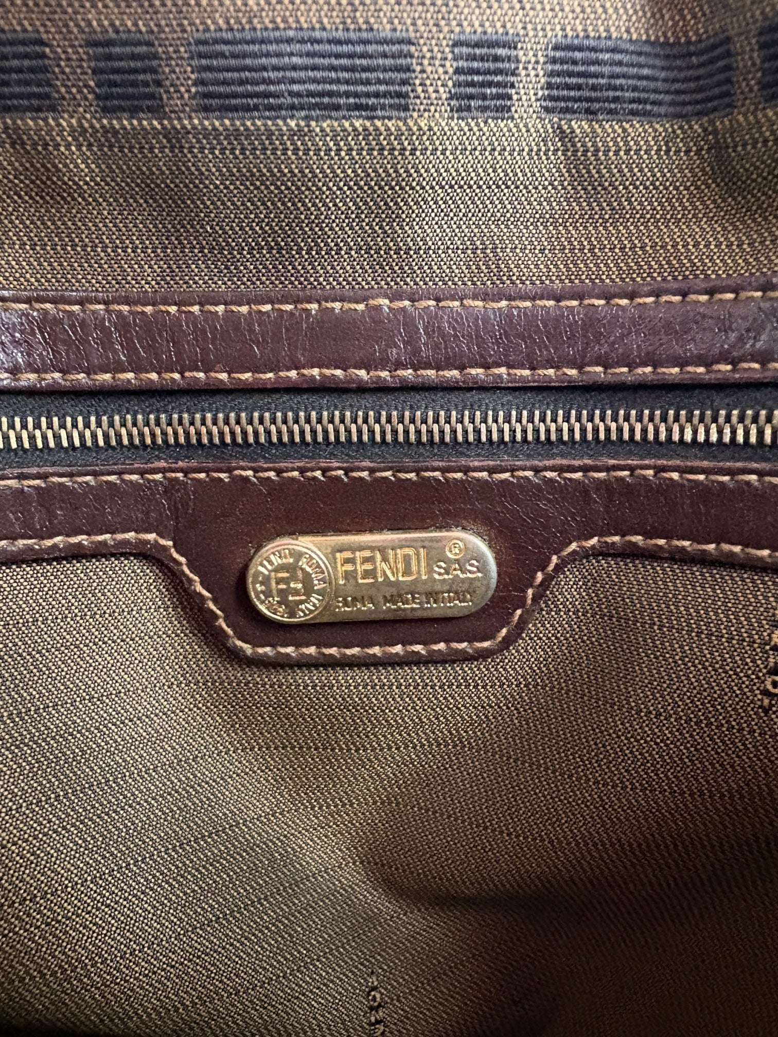 Fendi Zucca Shoulder Bag