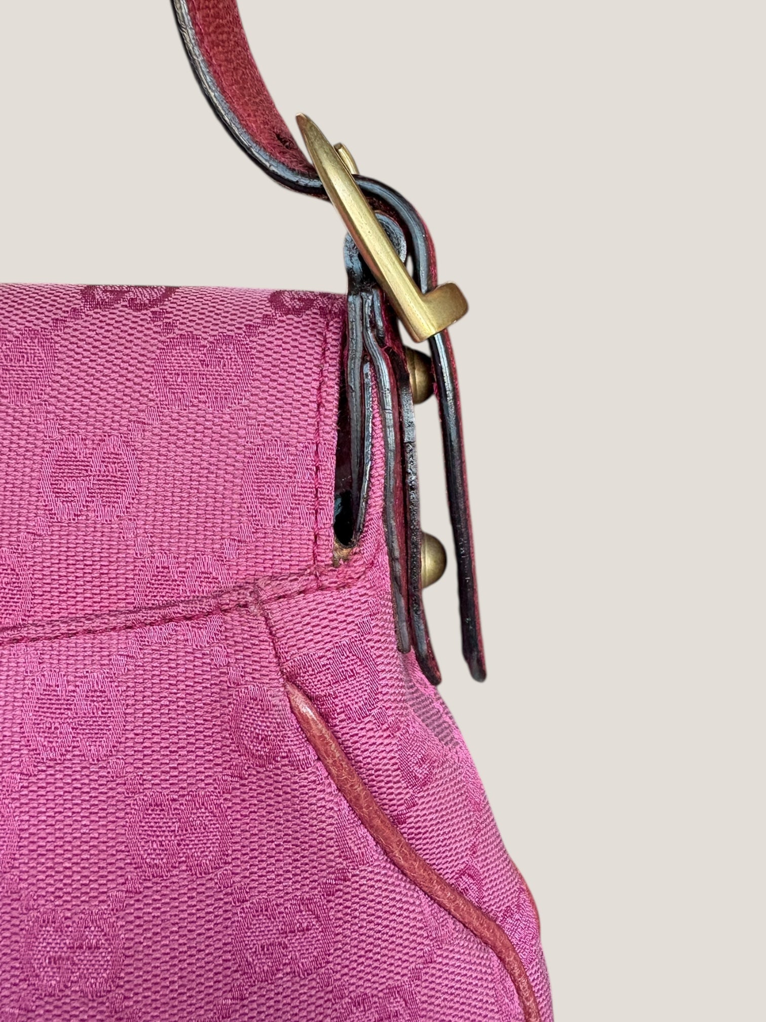 Gucci GG Horsebit Mini Rosa