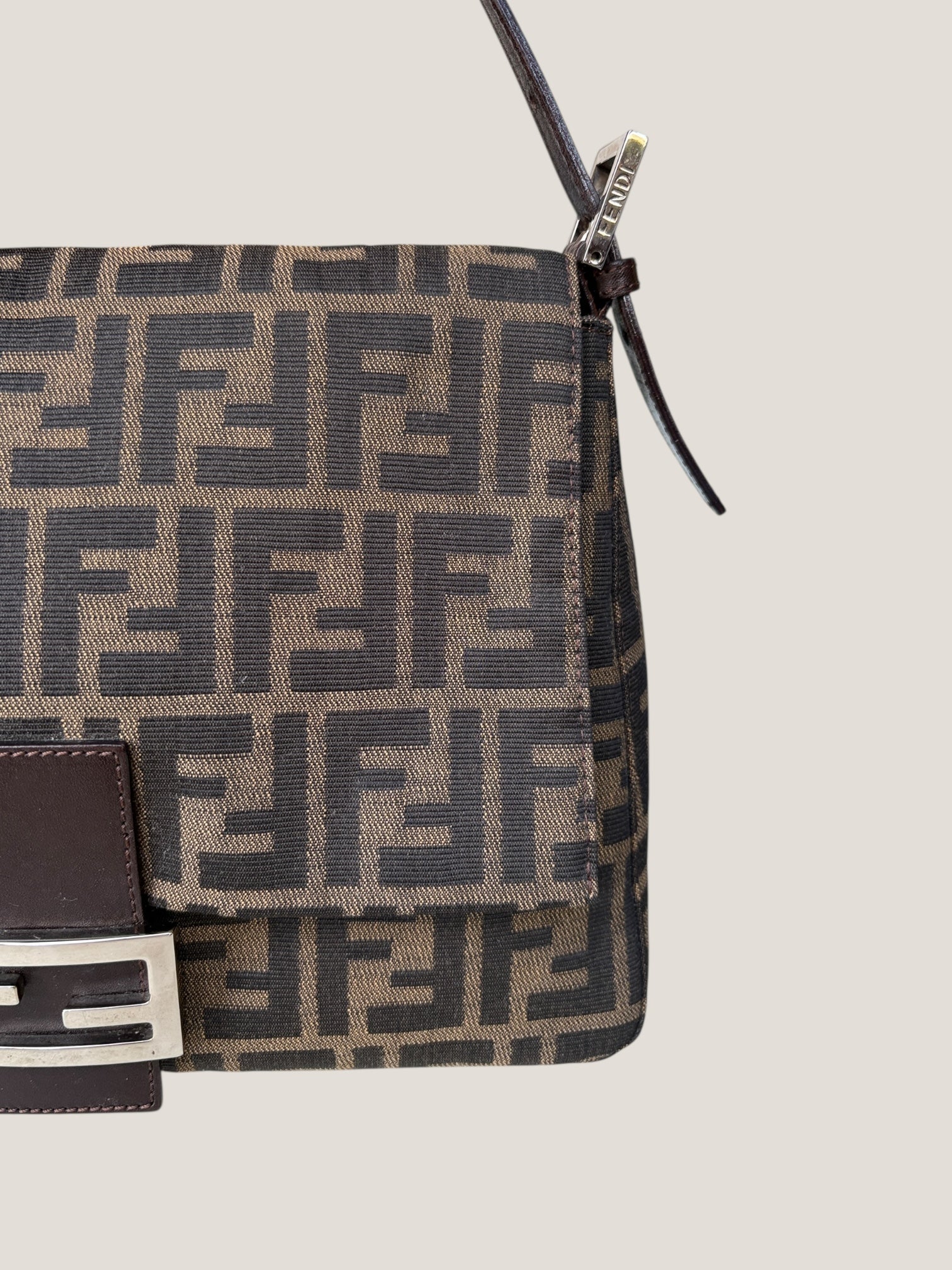Fendi Mamma Baguette Zucca