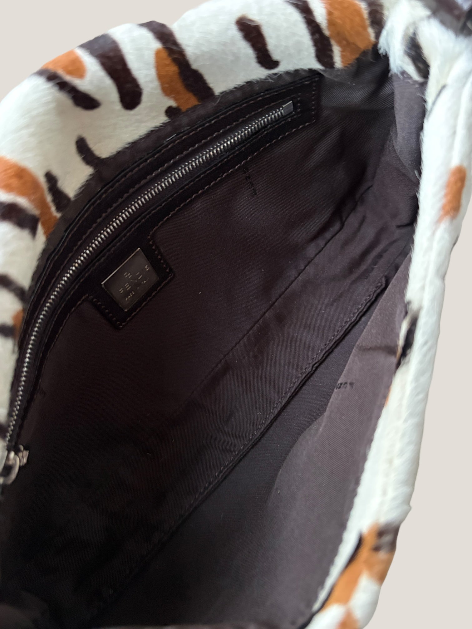 Fendi Baguette Pony Hair Maculata