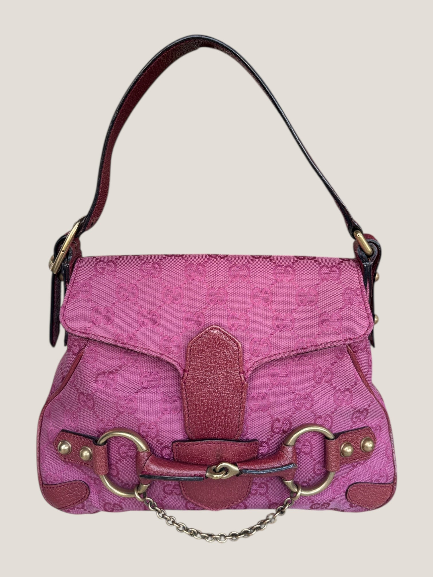 Gucci GG Horsebit Mini Rosa