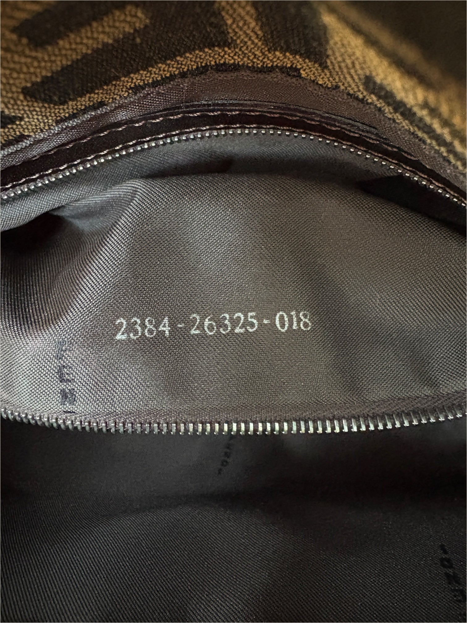 Fendi Mamma Baguette Zucca