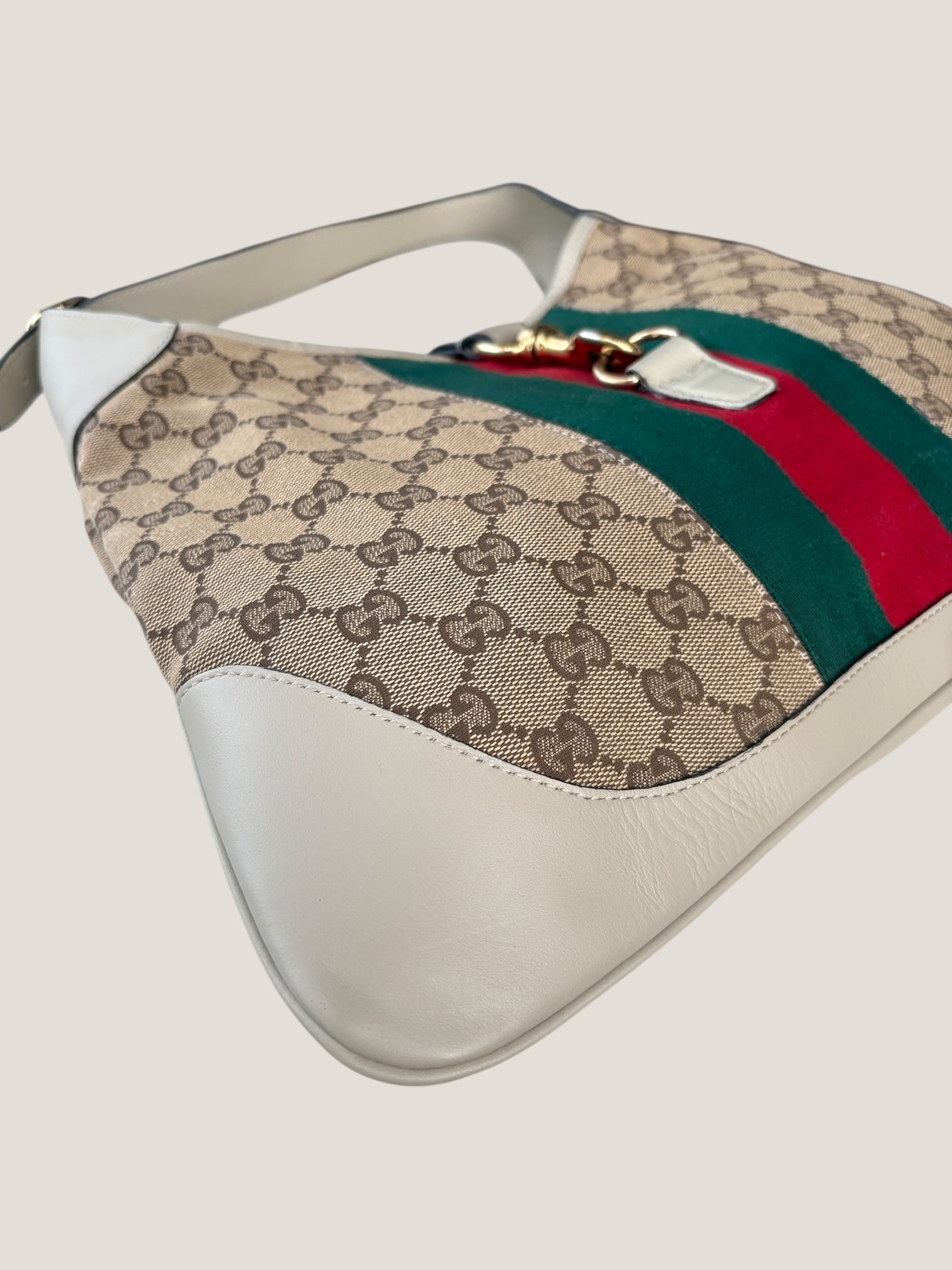 Gucci Jackie GG canvas con banda web